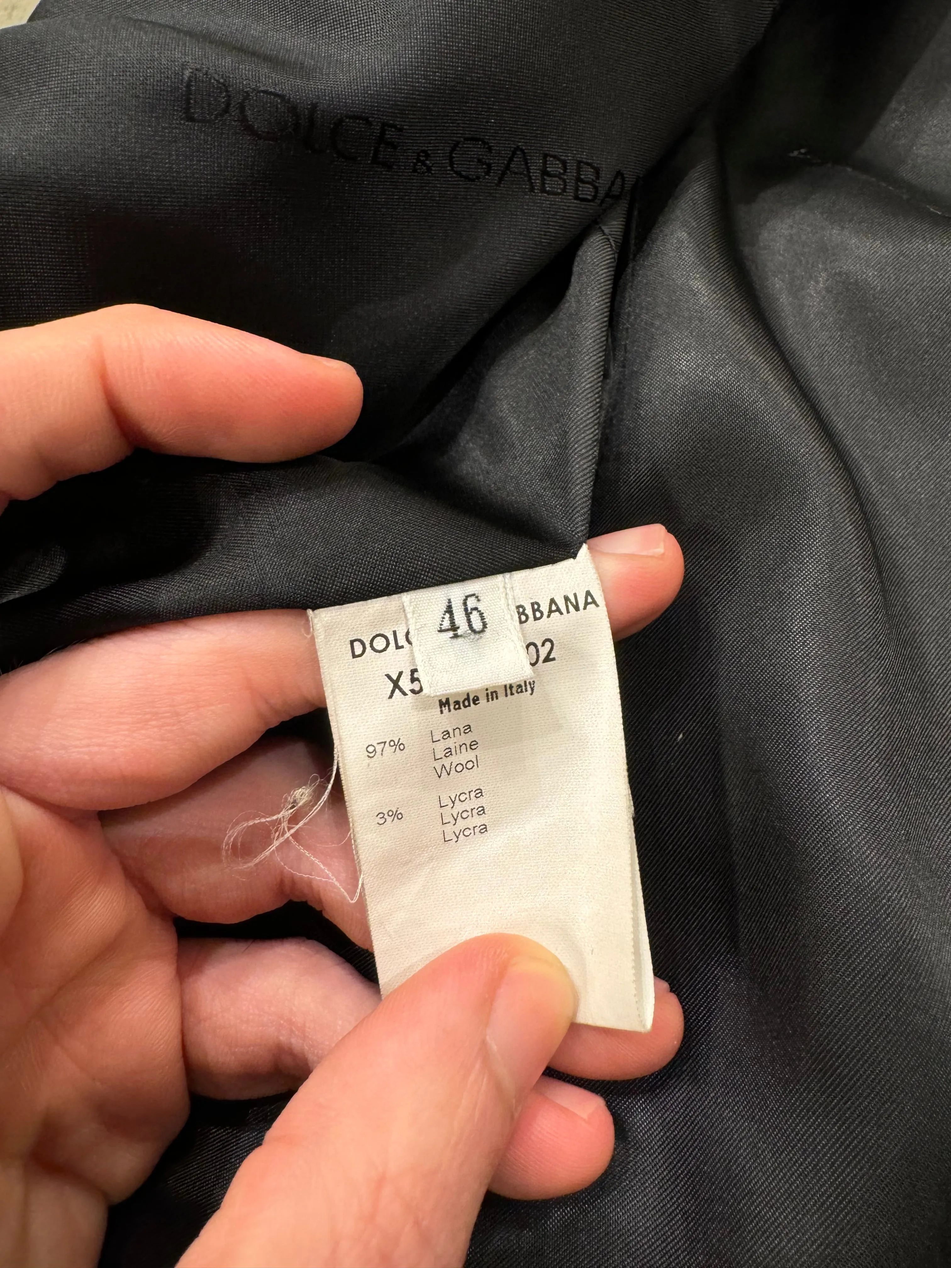 1990s Dolce & Gabbana wool coat