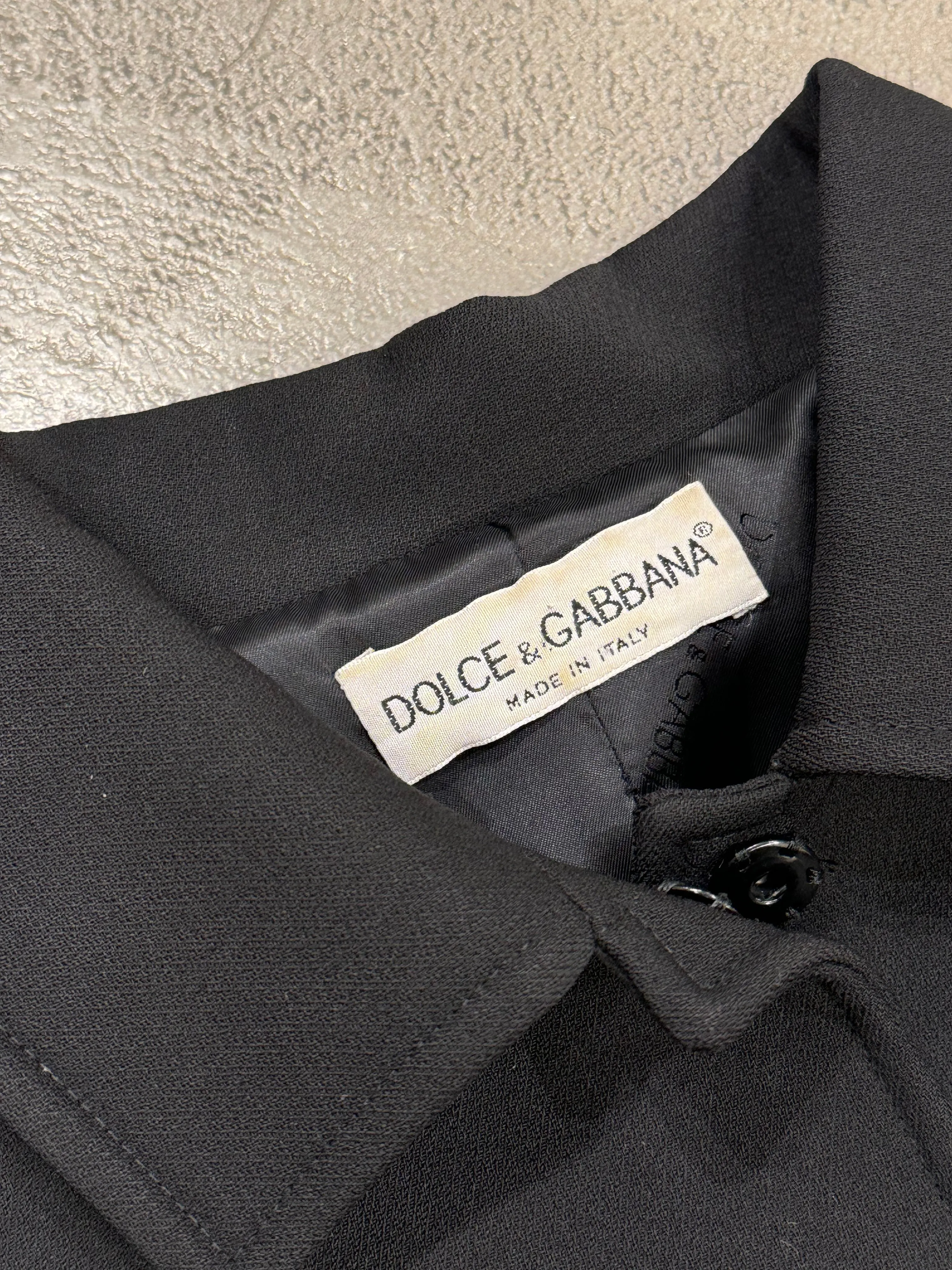 1990s Dolce & Gabbana wool coat