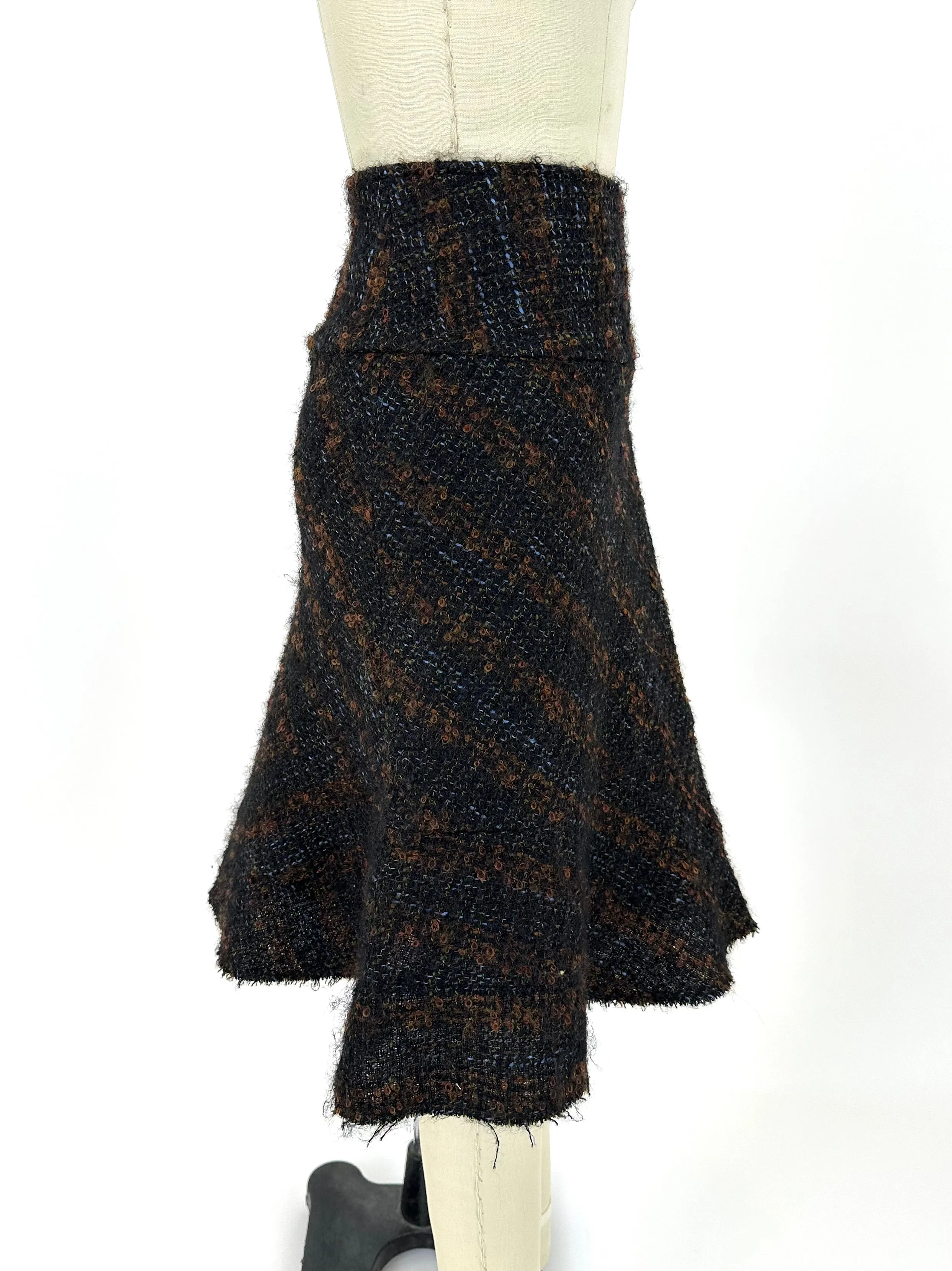 2005 Junya Watanabe Mohair Skirt Set