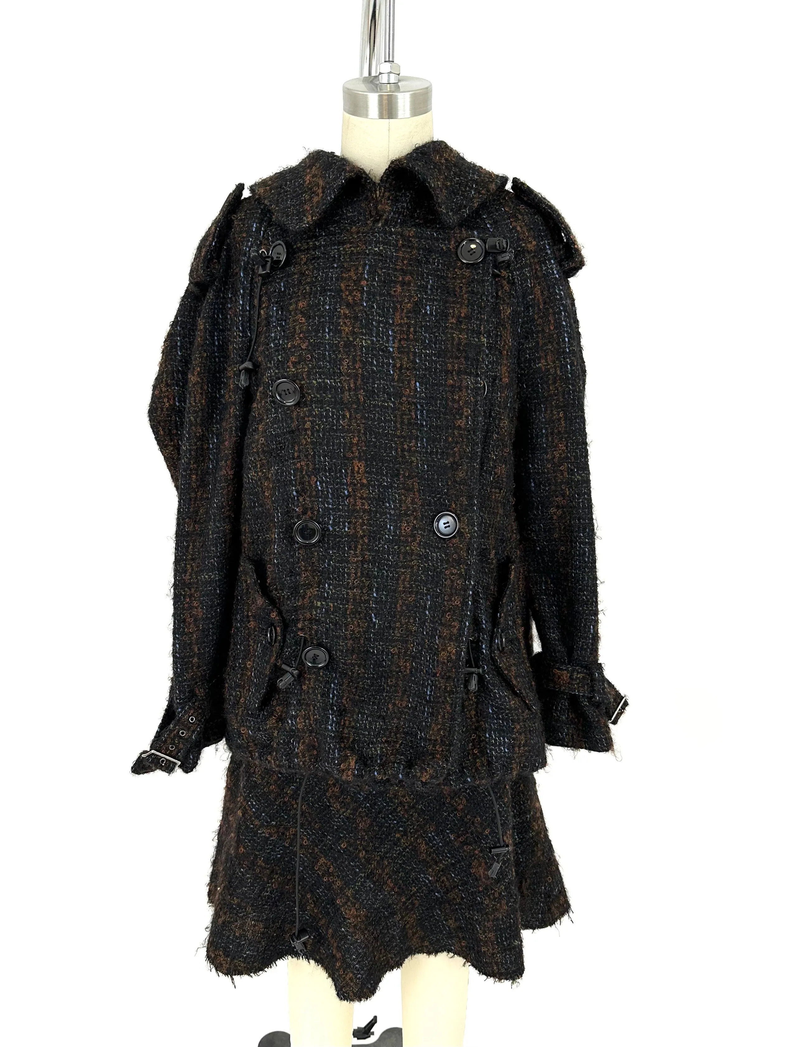 2005 Junya Watanabe Mohair Skirt Set