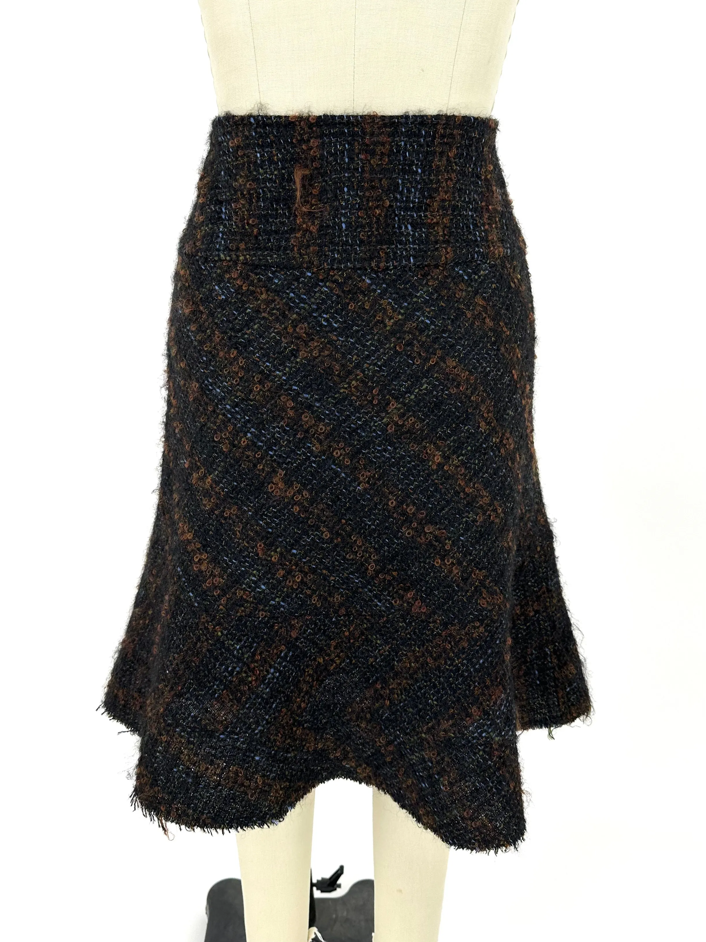 2005 Junya Watanabe Mohair Skirt Set