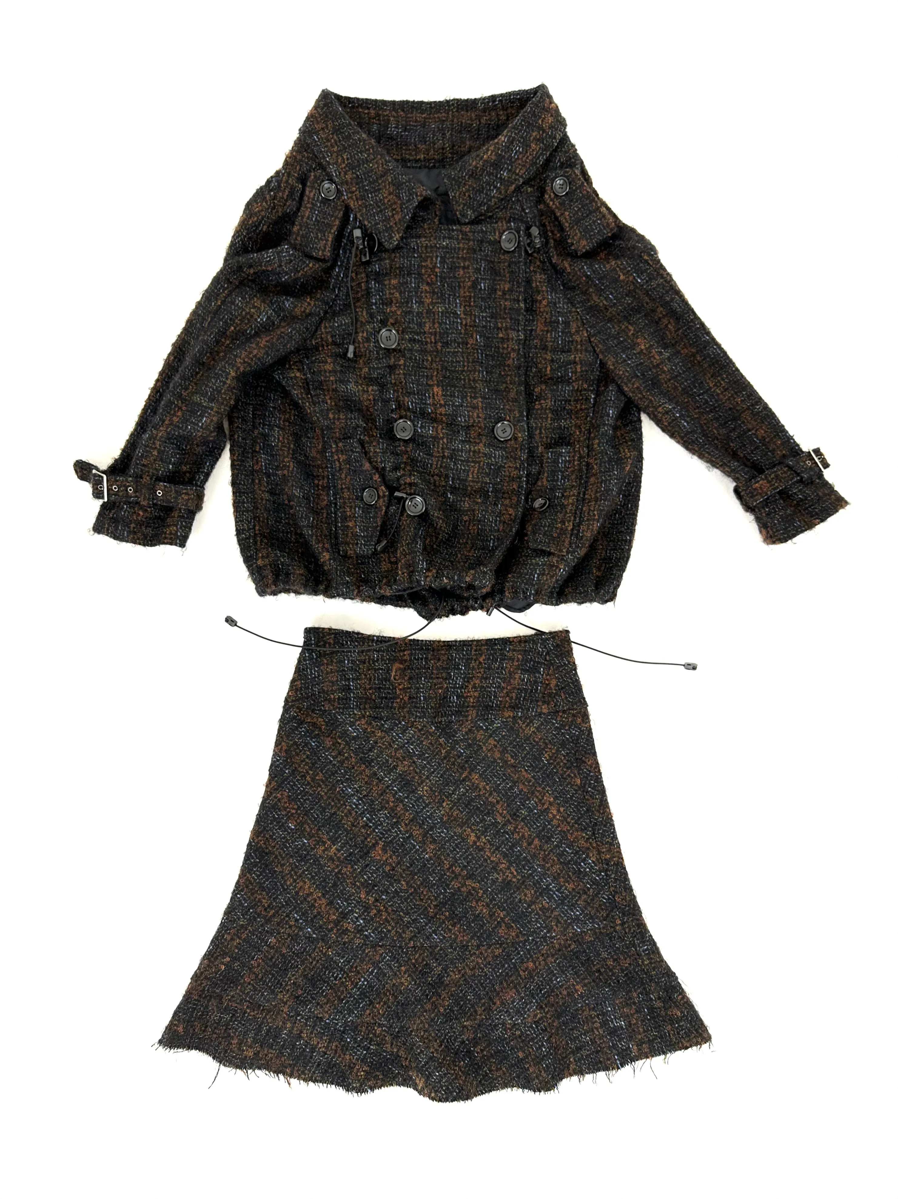 2005 Junya Watanabe Mohair Skirt Set