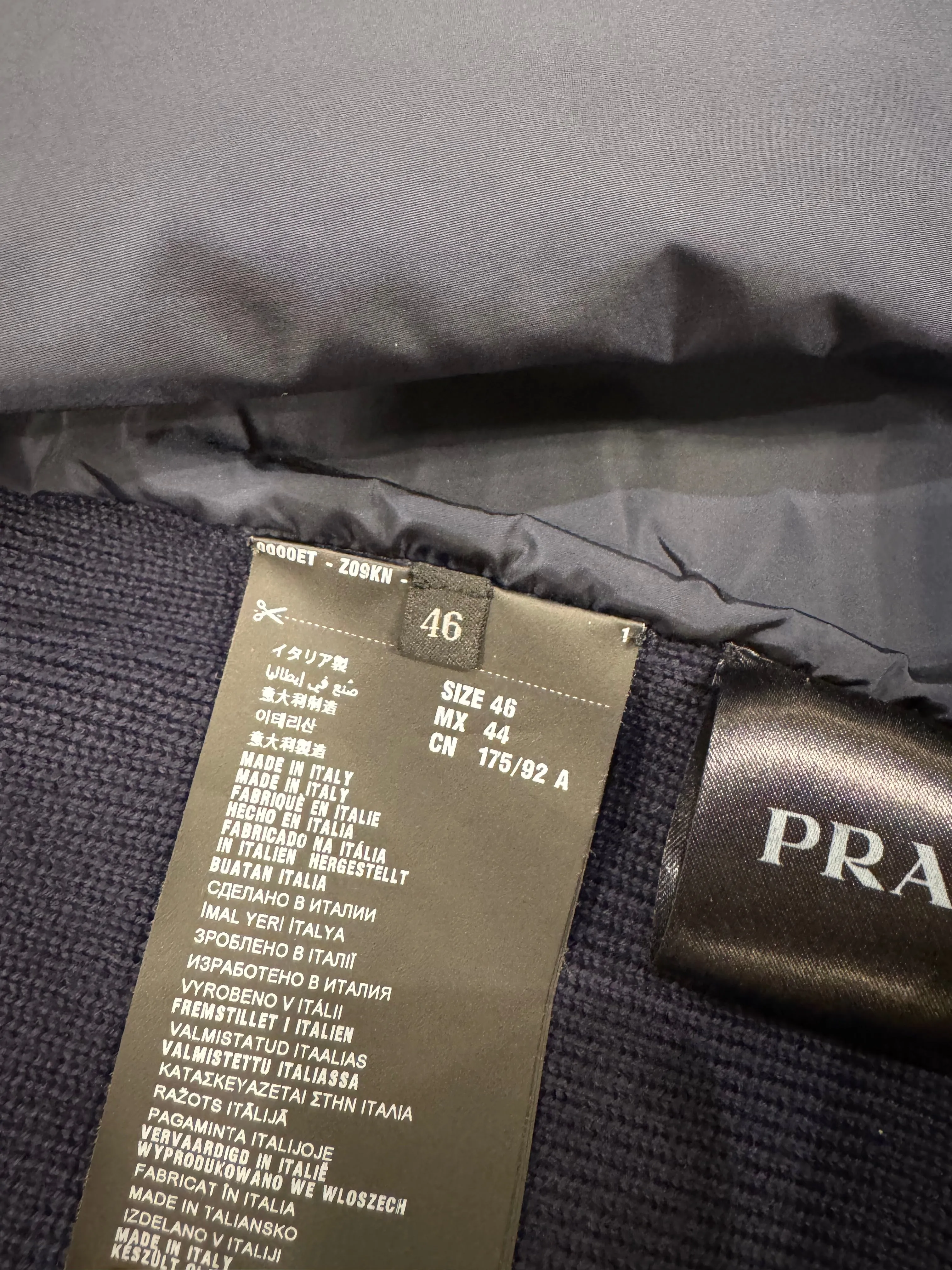 2010s Prada pony hair hybrid wool cardigan