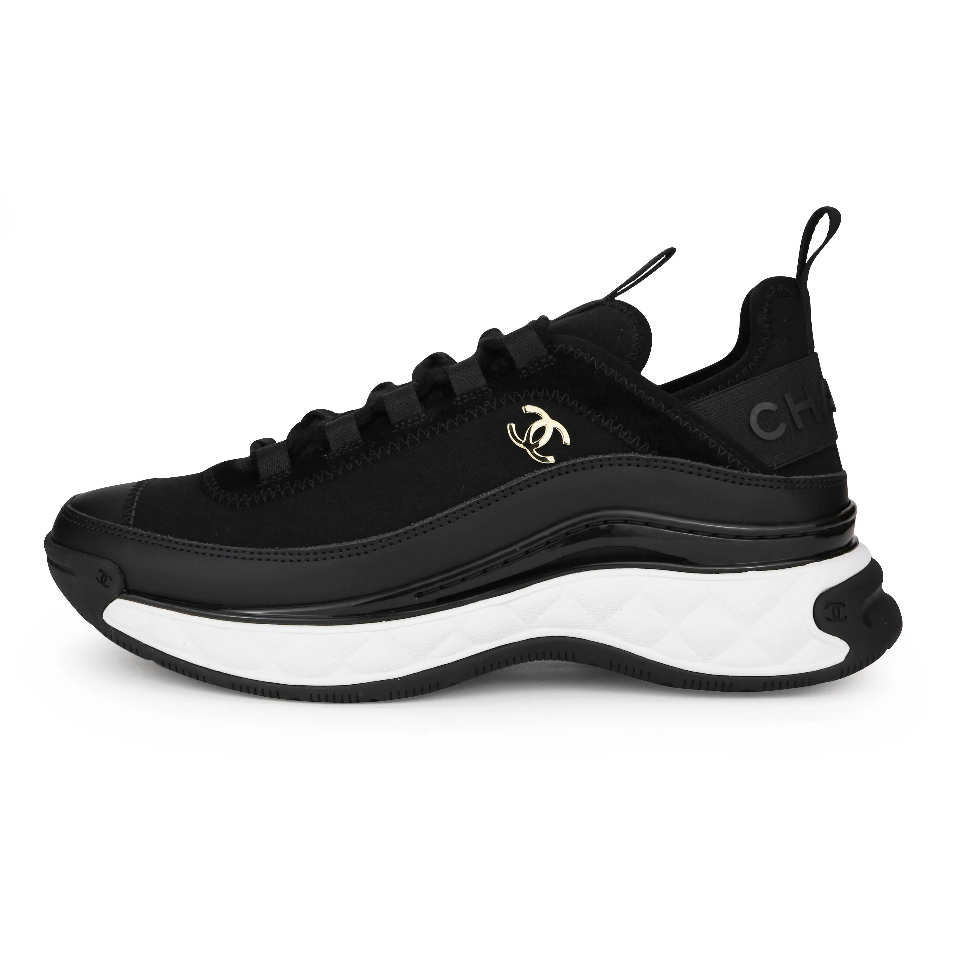 20C Black and White Sport Trail Sneakers Sz 36.5