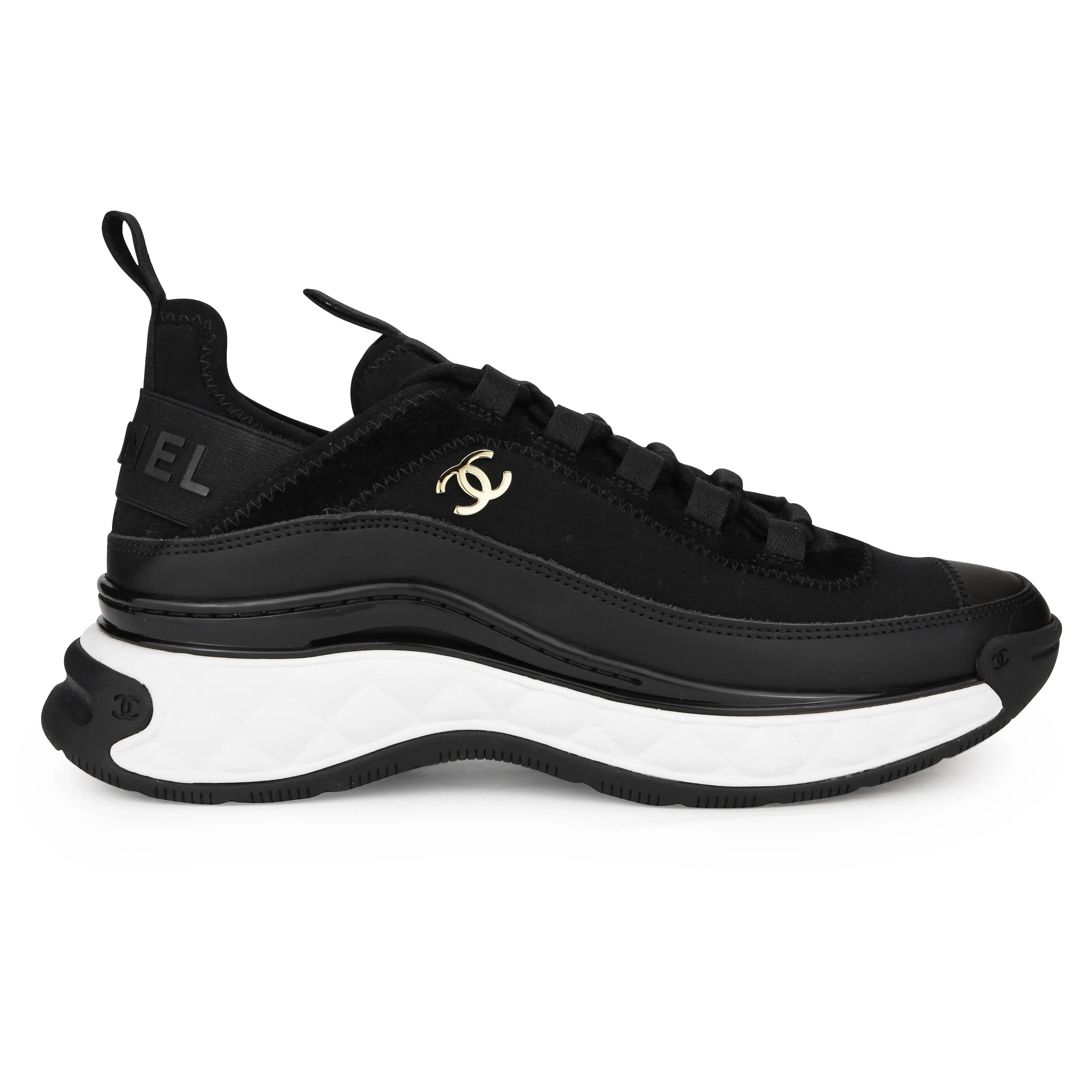 20C Black and White Sport Trail Sneakers Sz 36.5