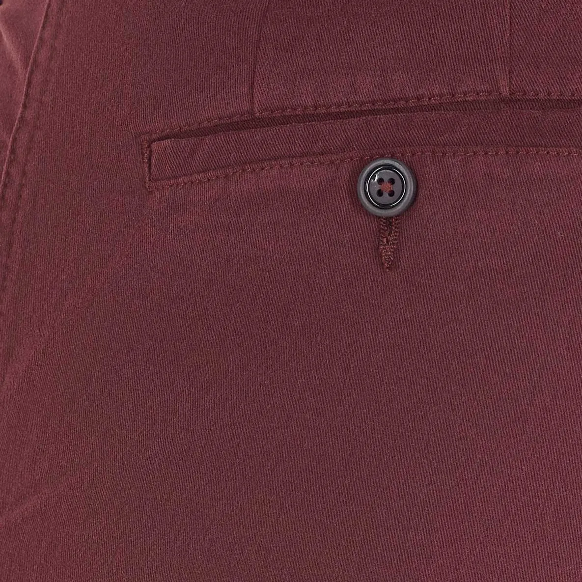 40% OFF - GURTEEN Trousers - Longford Spring Stretch Cotton Chinos - Cranberry - Size: 34 LONG