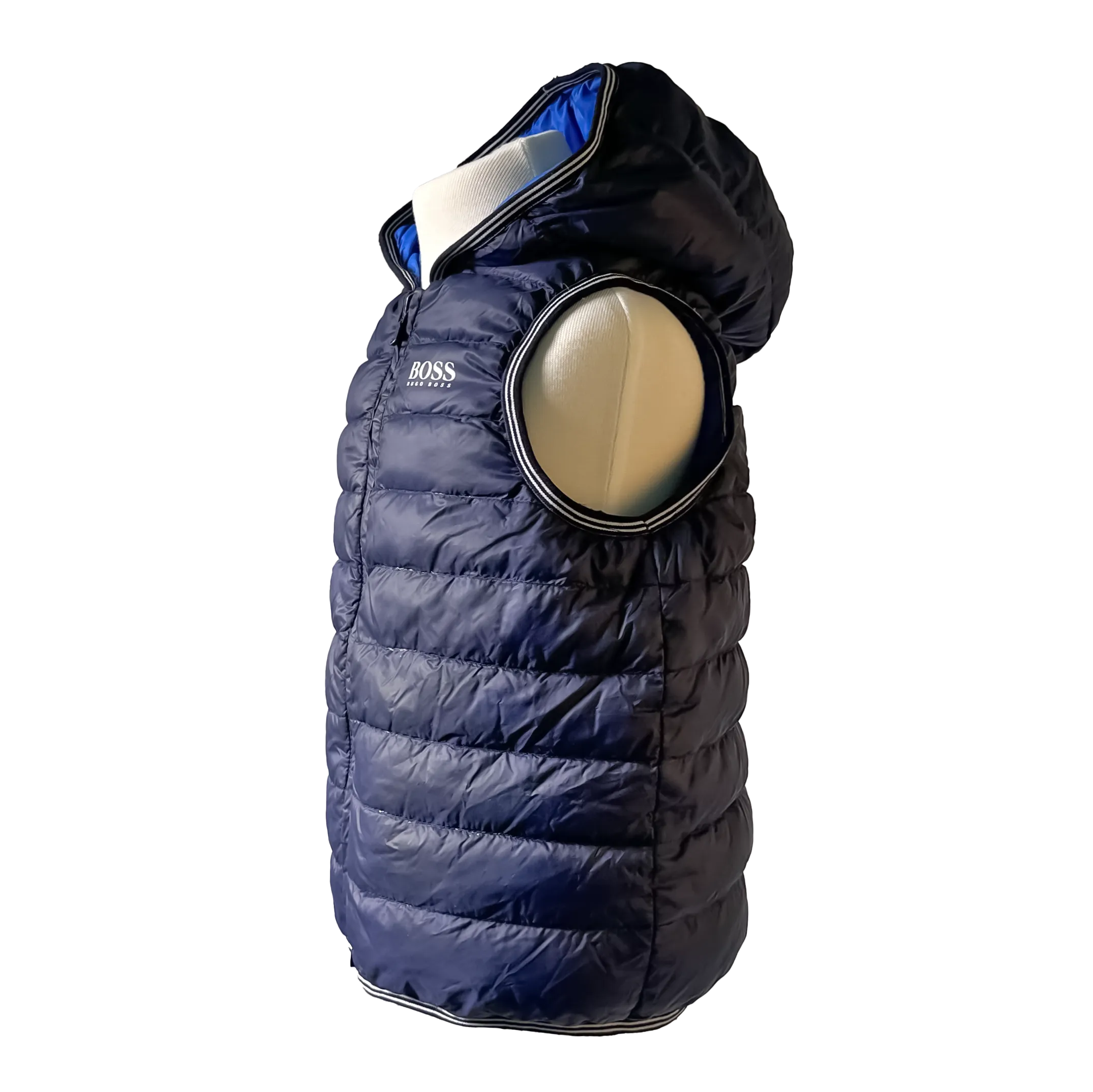 [4y] BOSS Boys Reversible Down Puffer Vest