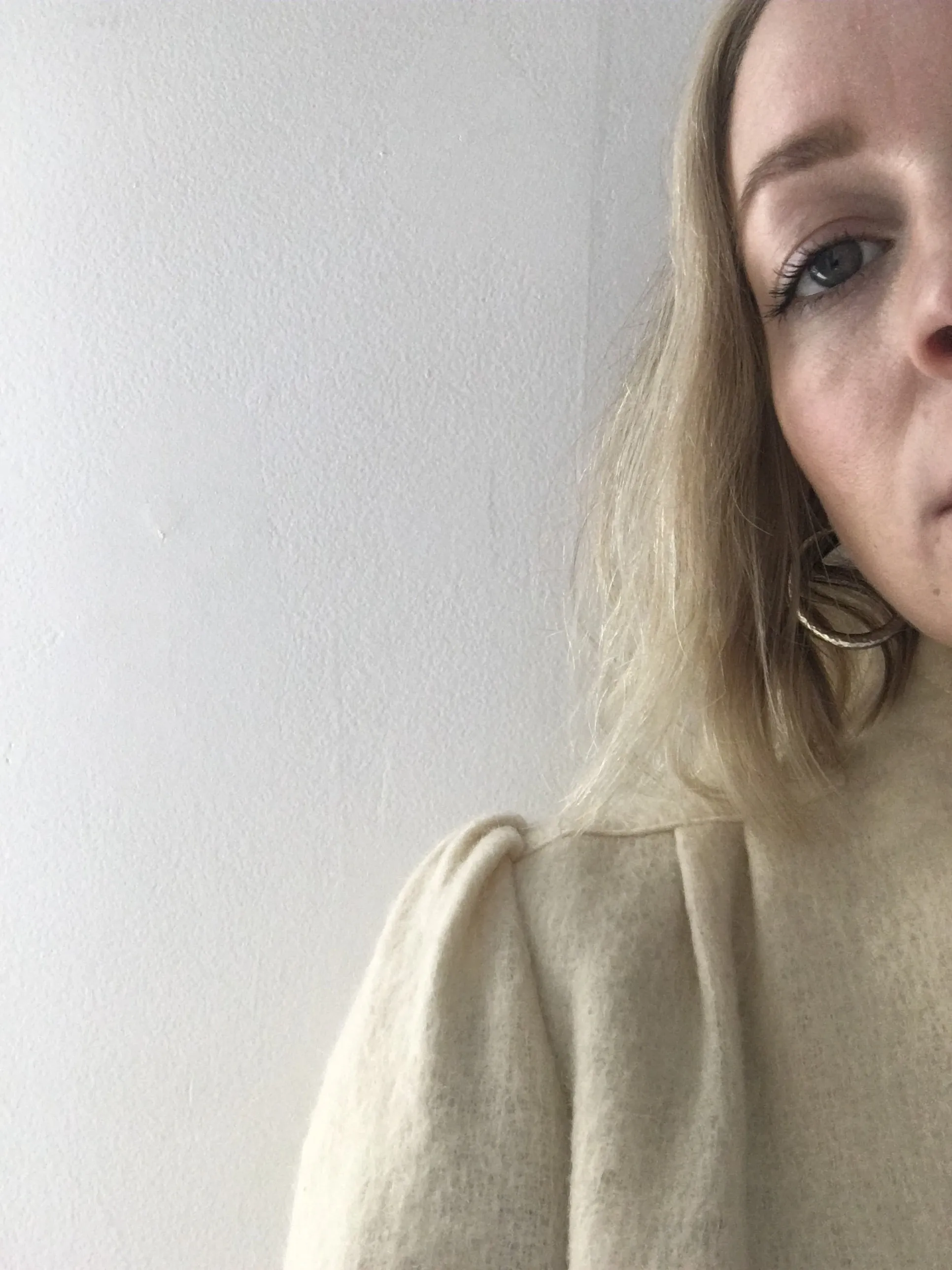 70’s PATTY WOODARD CREAM WOOL JACKET / SMALL
