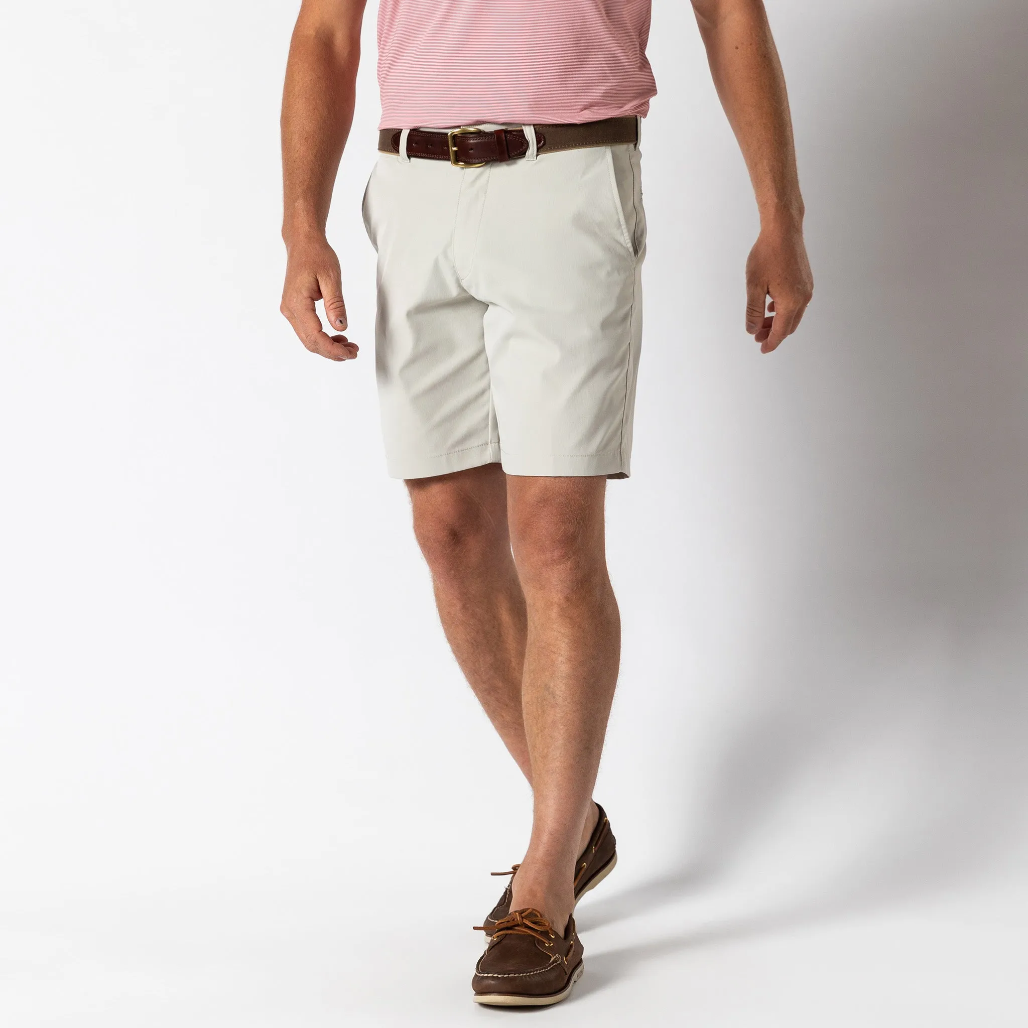 9" Long Drive Performance Short - Stone
