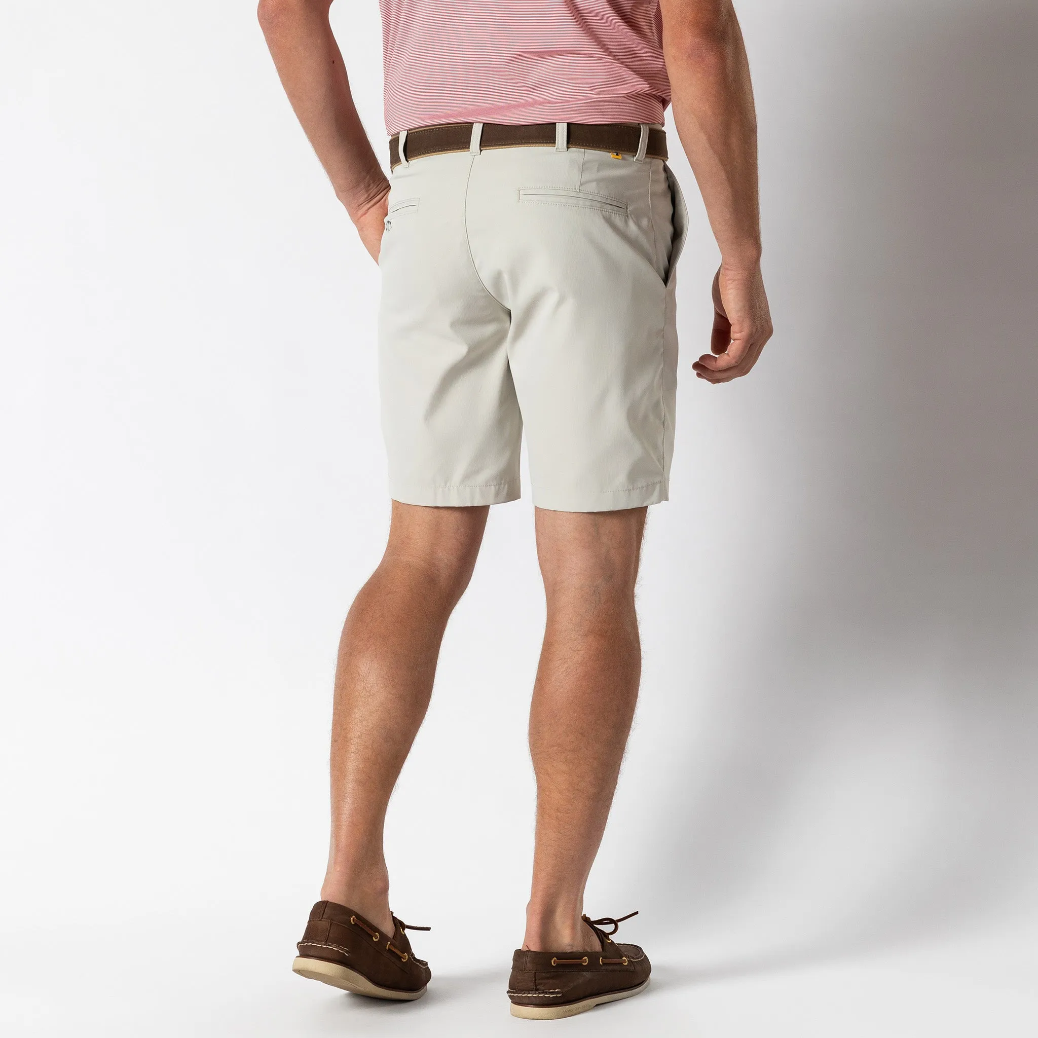 9" Long Drive Performance Short - Stone