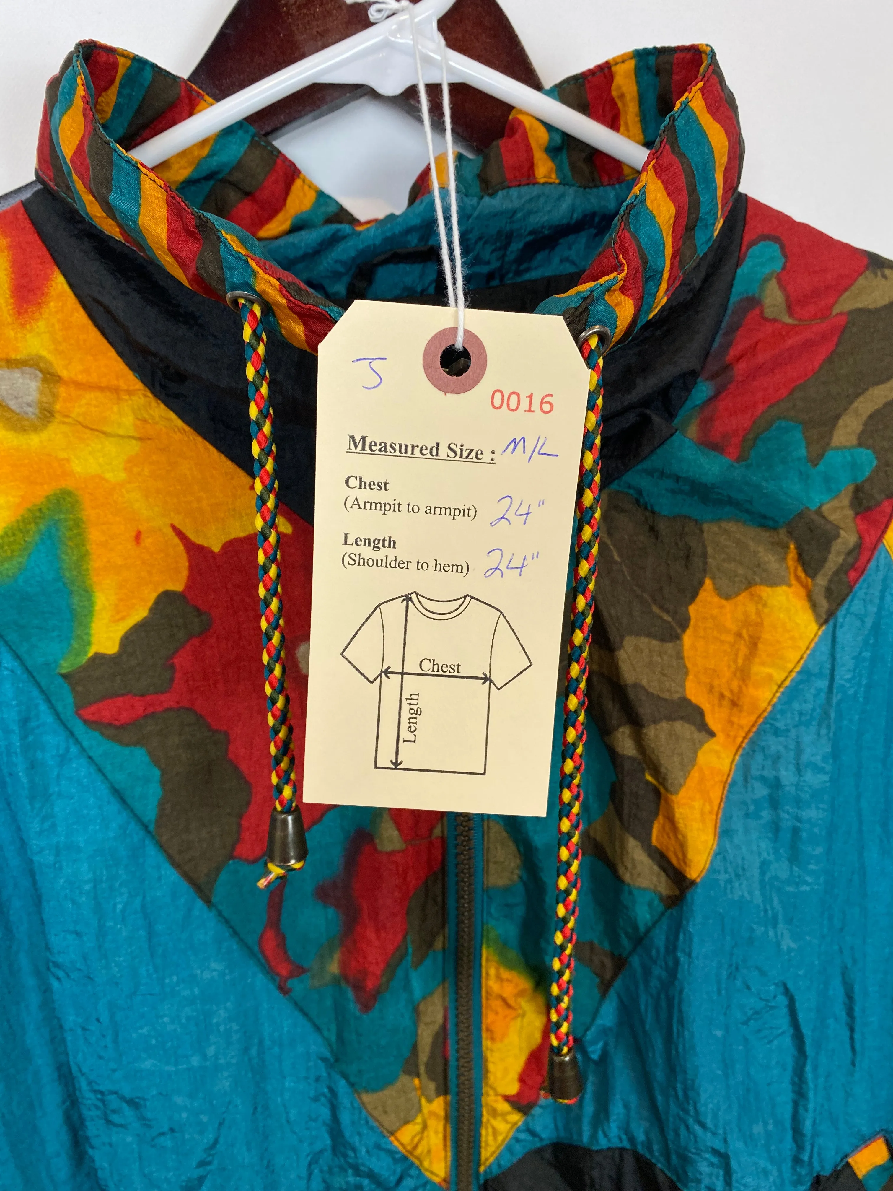 Abstract Art Patchwork Windbreaker (M/L)