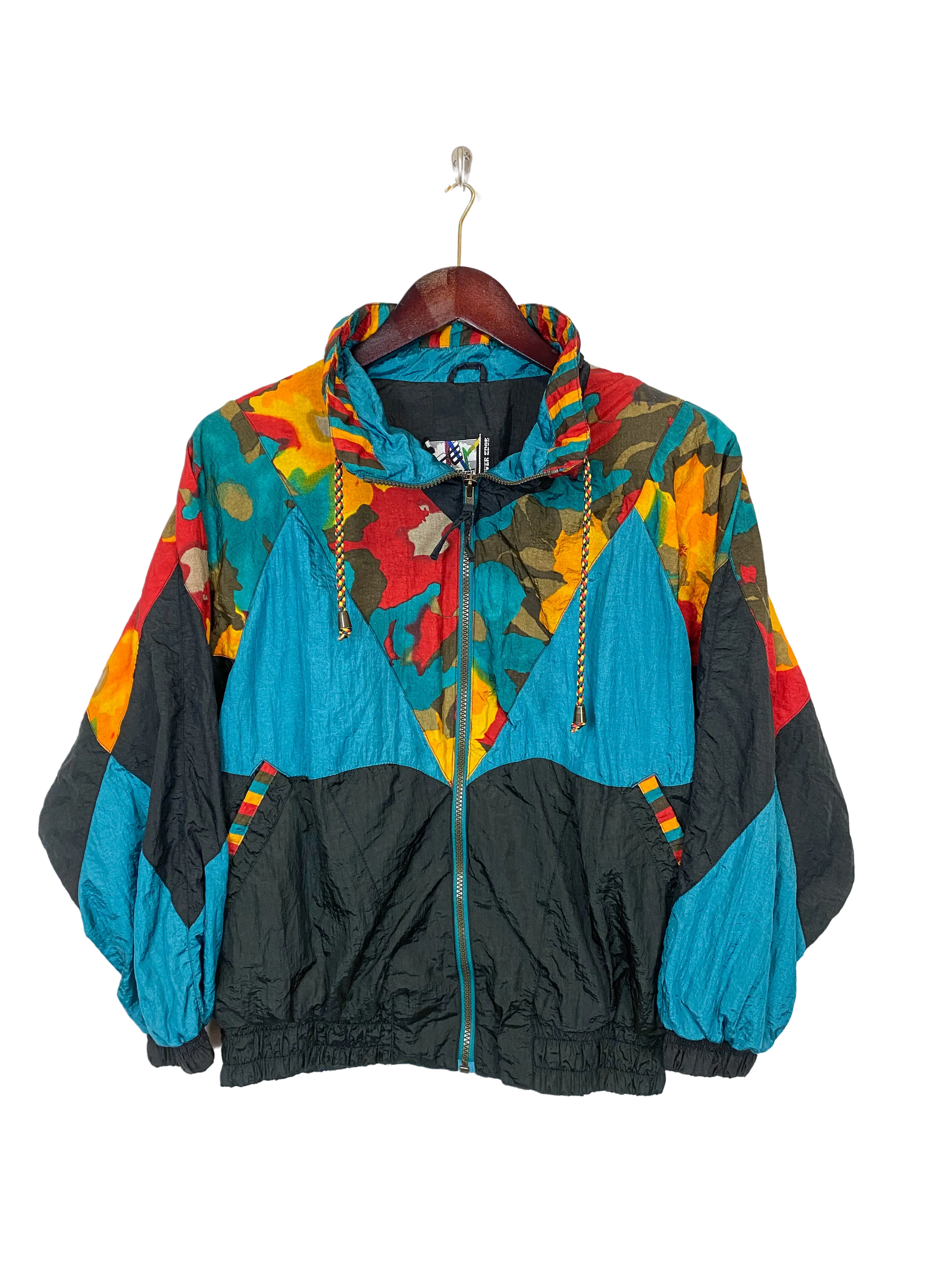 Abstract Art Patchwork Windbreaker (M/L)