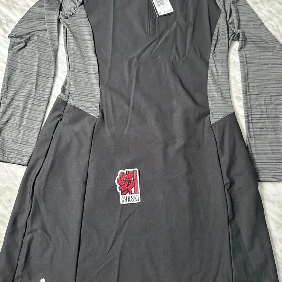 Adidas Ultimate365 Long Sleeved Dress Black Golf Women's Medium IP4303 NEW