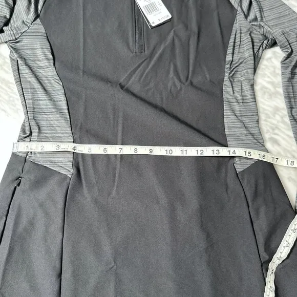 Adidas Ultimate365 Long Sleeved Dress Black Golf Women's Medium IP4303 NEW