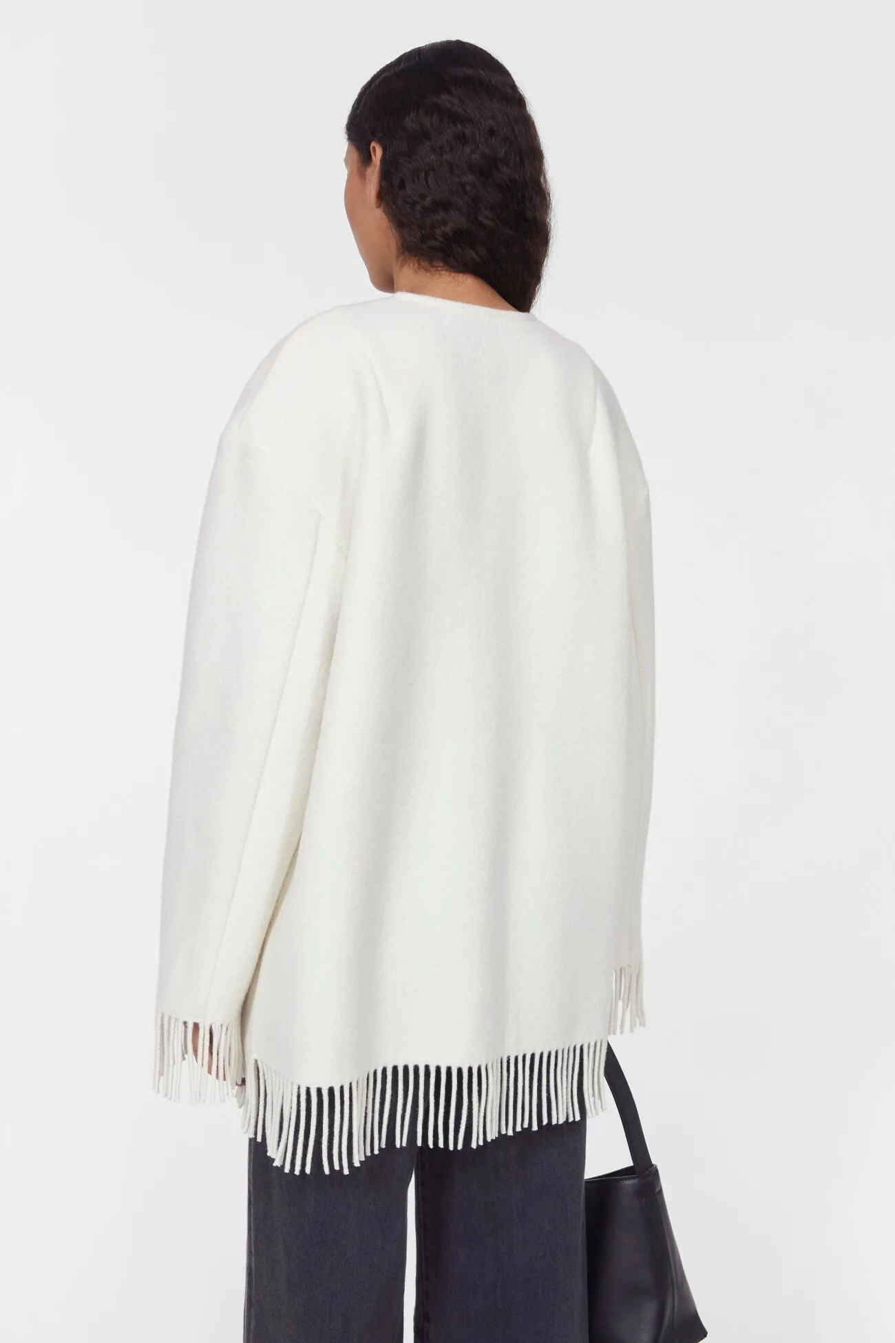 Agnes Wool Jacket in Whipped Cream