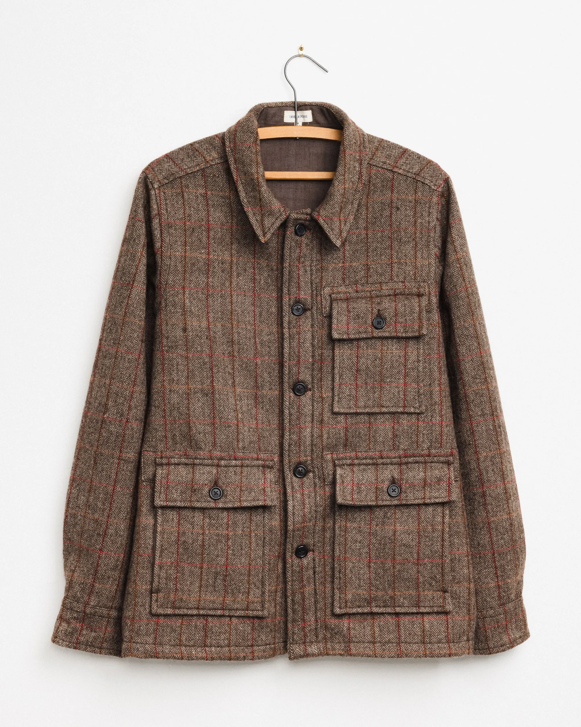 Akash Chore Coat in Camel Plaid
