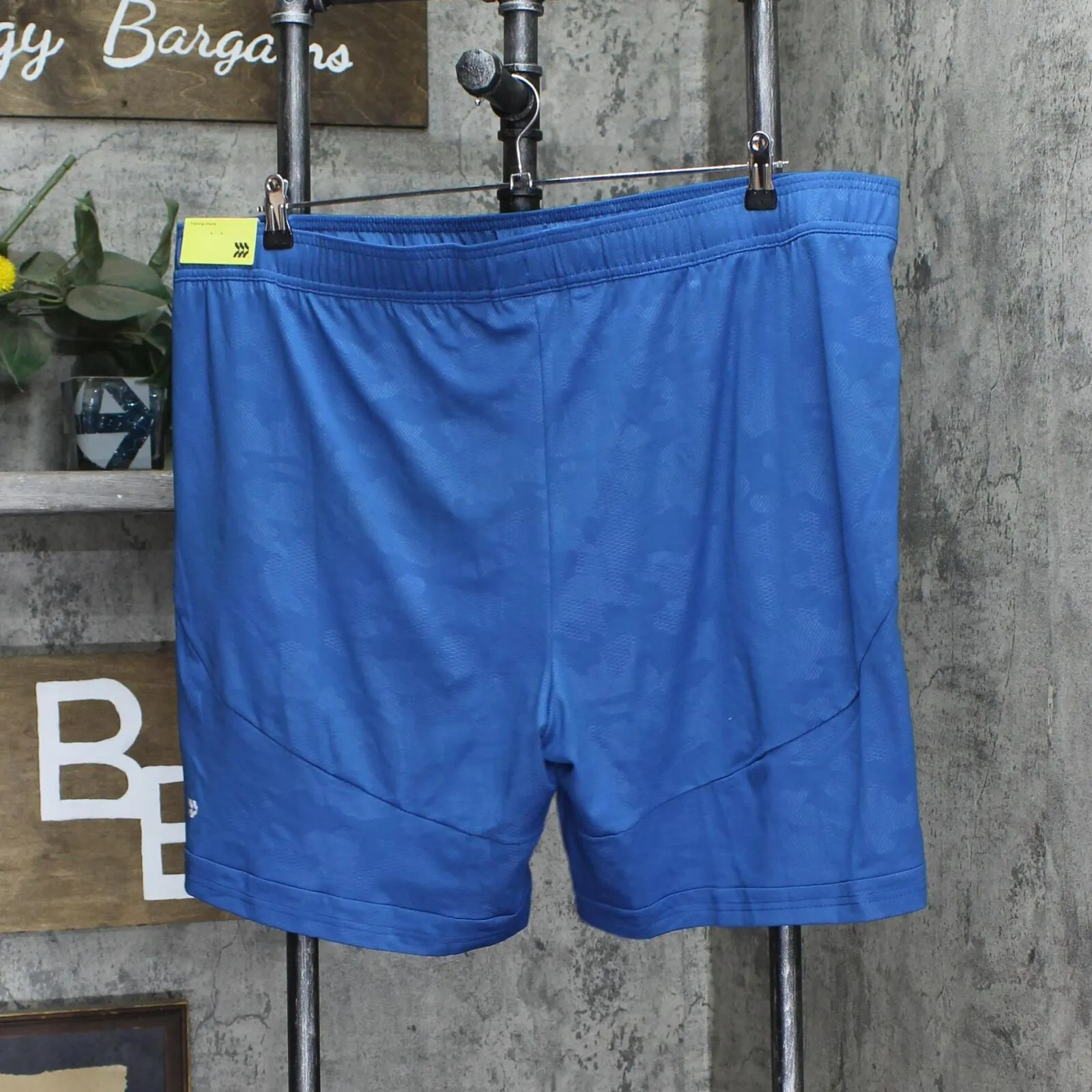 All in Motion Mens Training Shorts Camo 8" Athletic 1667fc8de10acb Blue 2XL