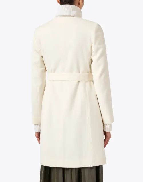 Alva Ivory Wool Coat