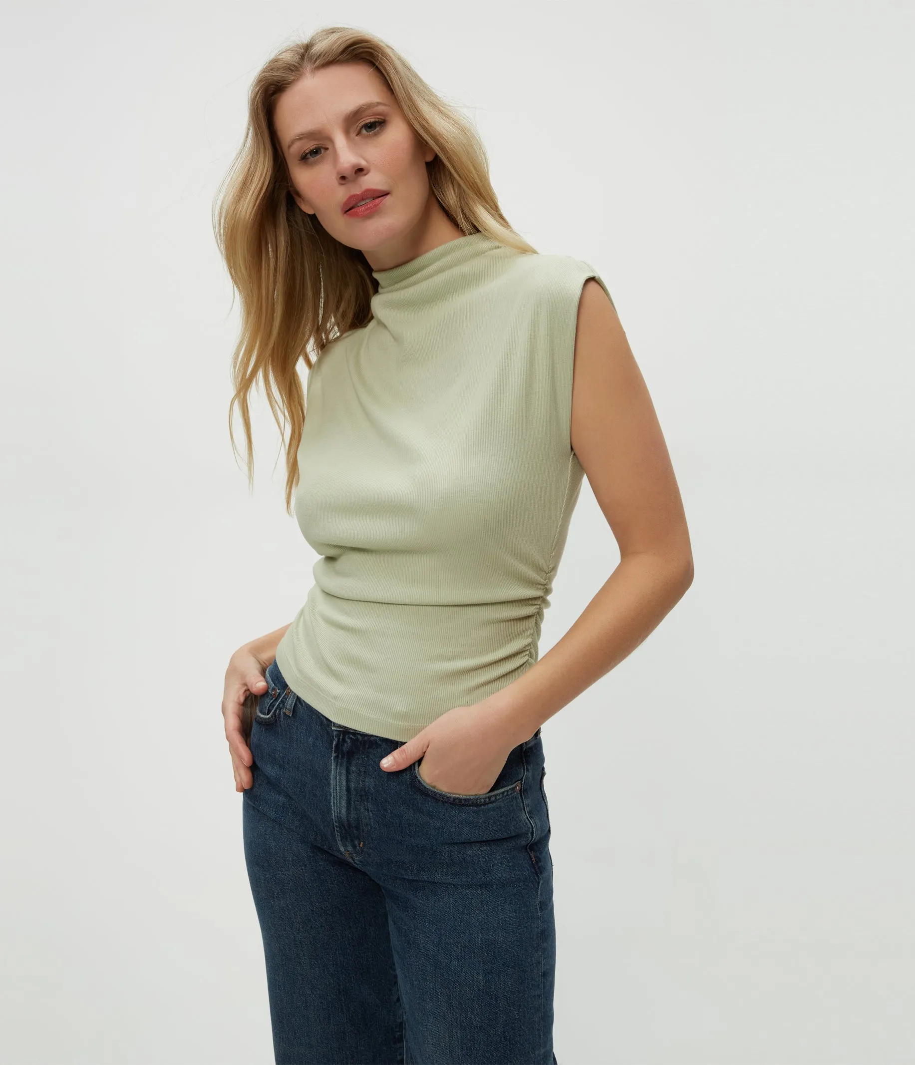 Amara Power Shoulder Tee
