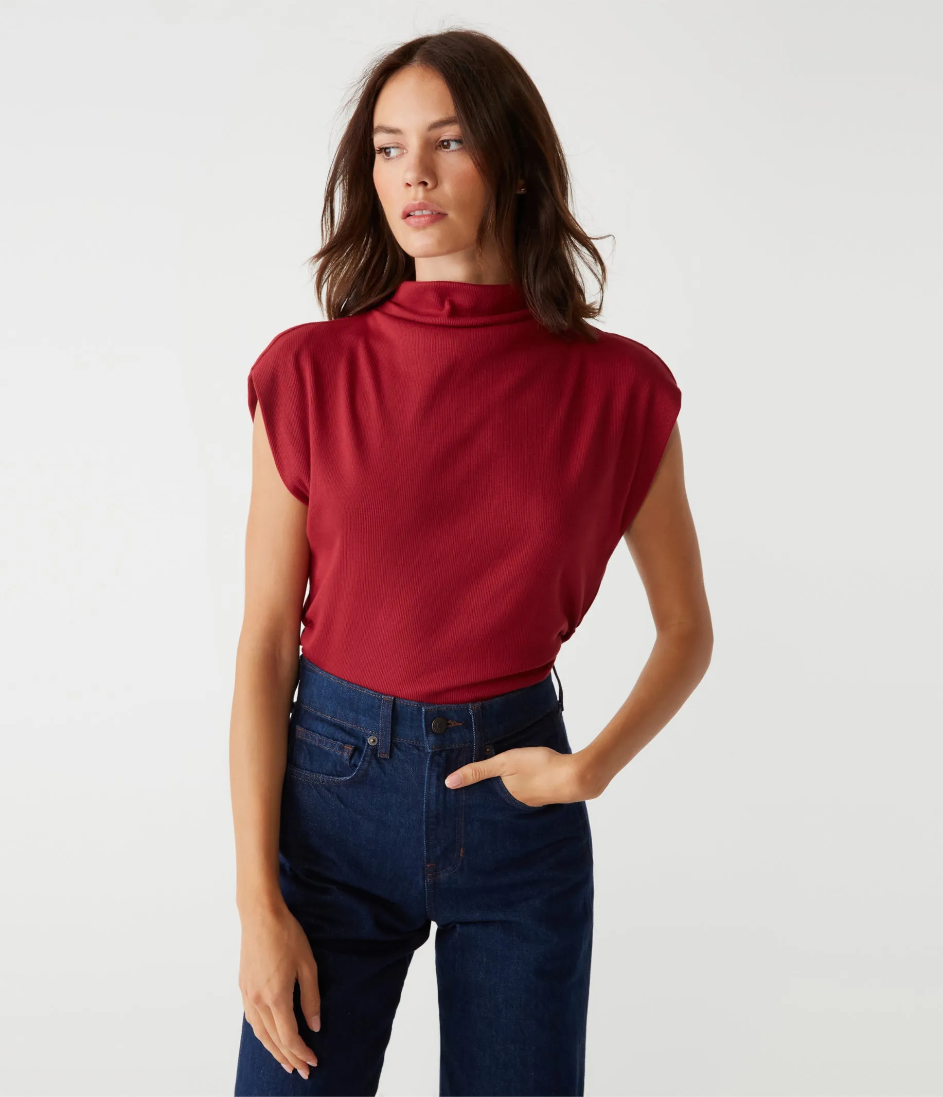 Amara Power Shoulder Tee