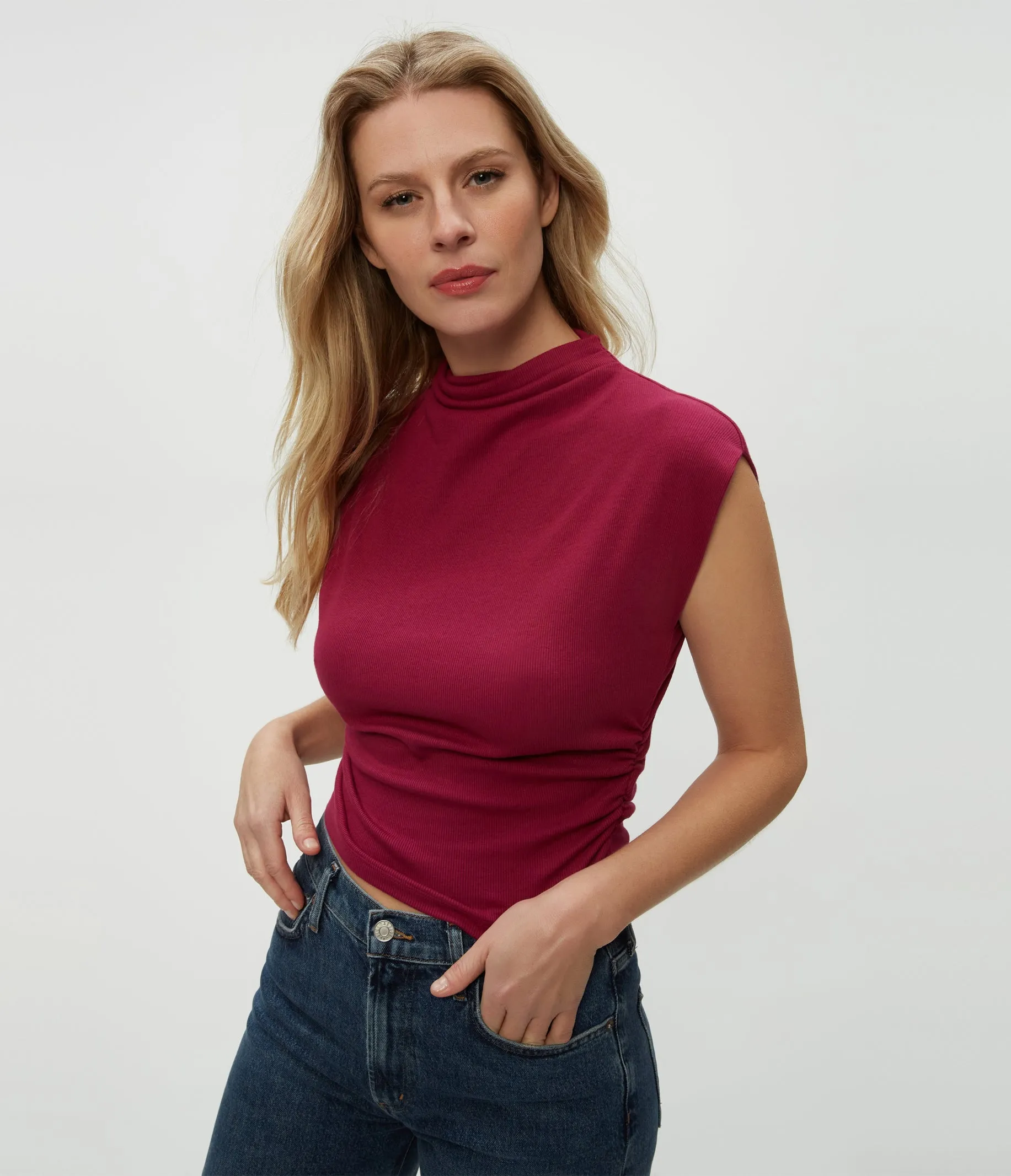 Amara Power Shoulder Tee