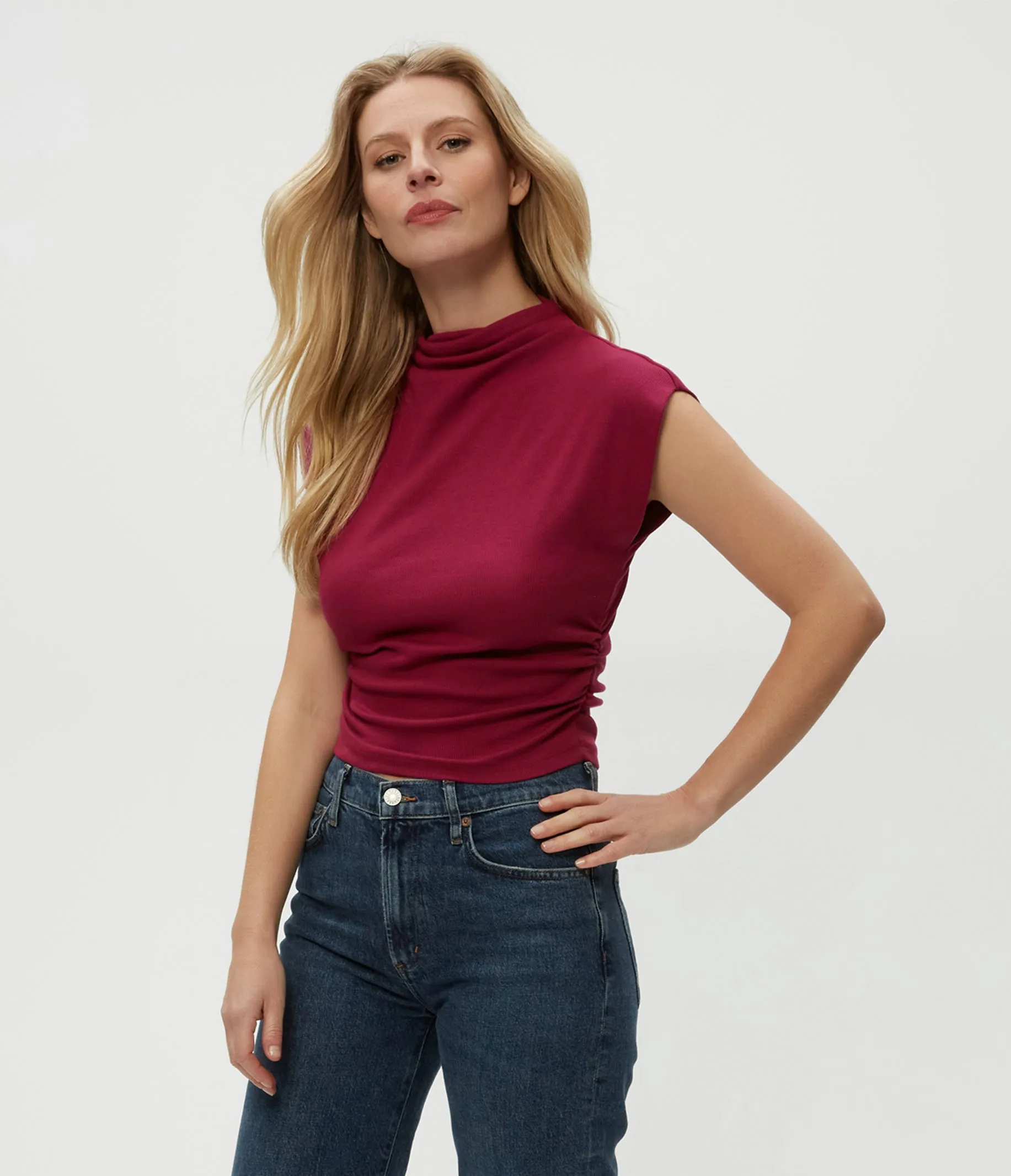 Amara Power Shoulder Tee