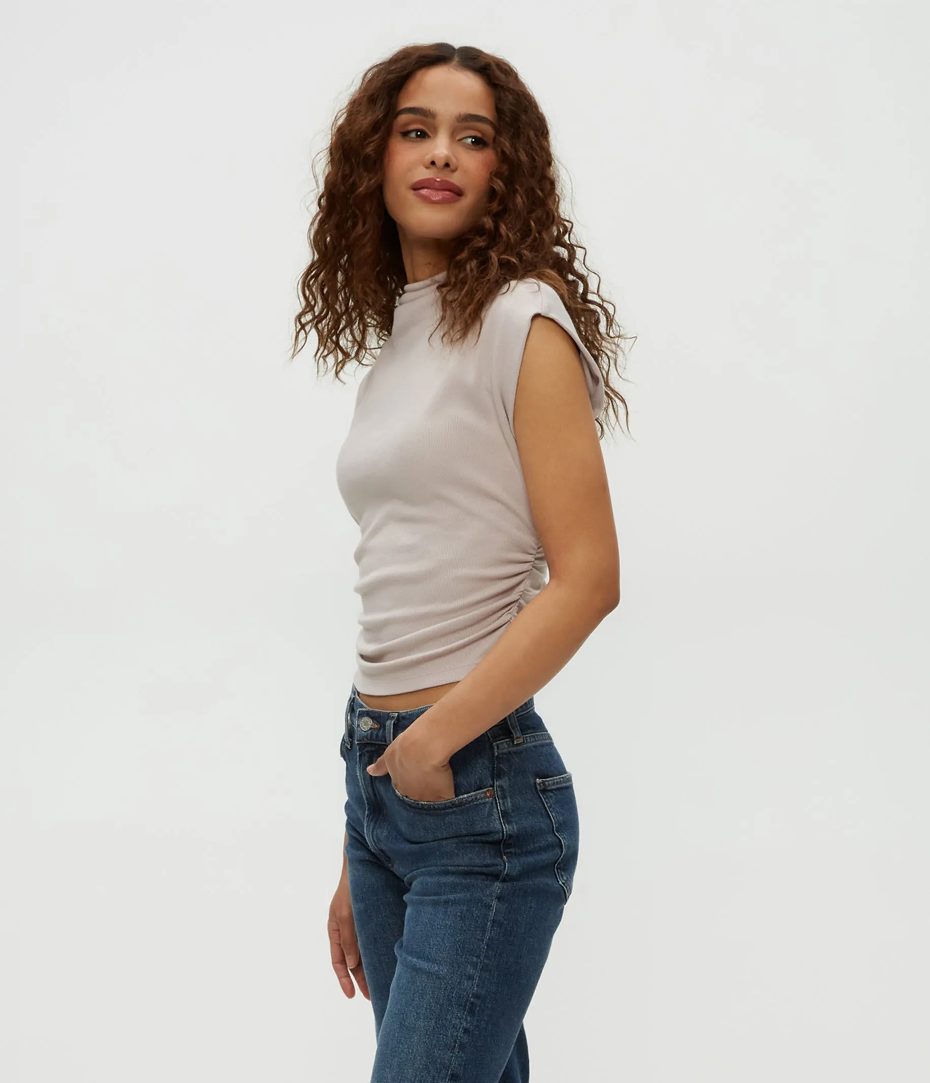 Amara Power Shoulder Tee
