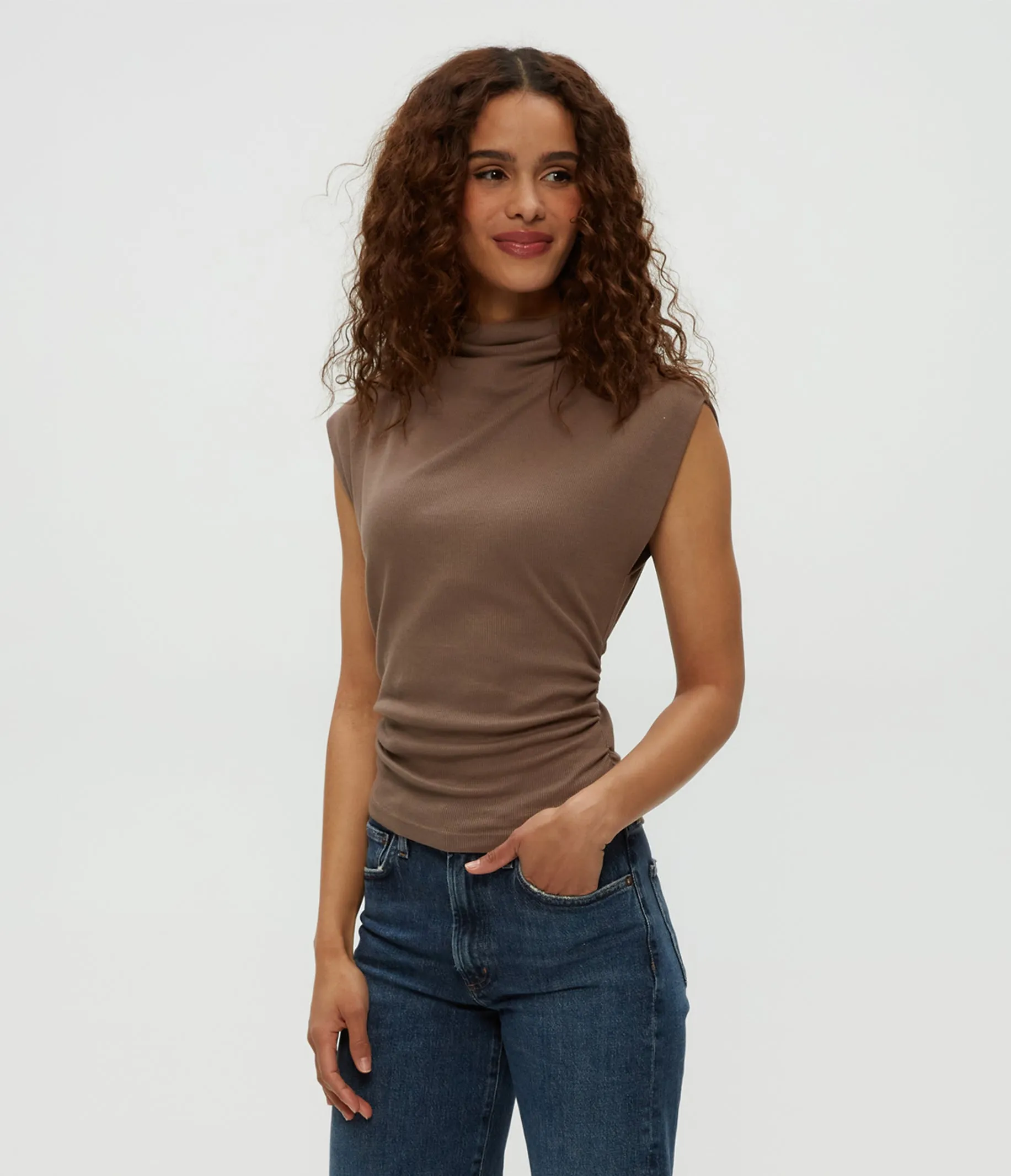Amara Power Shoulder Tee