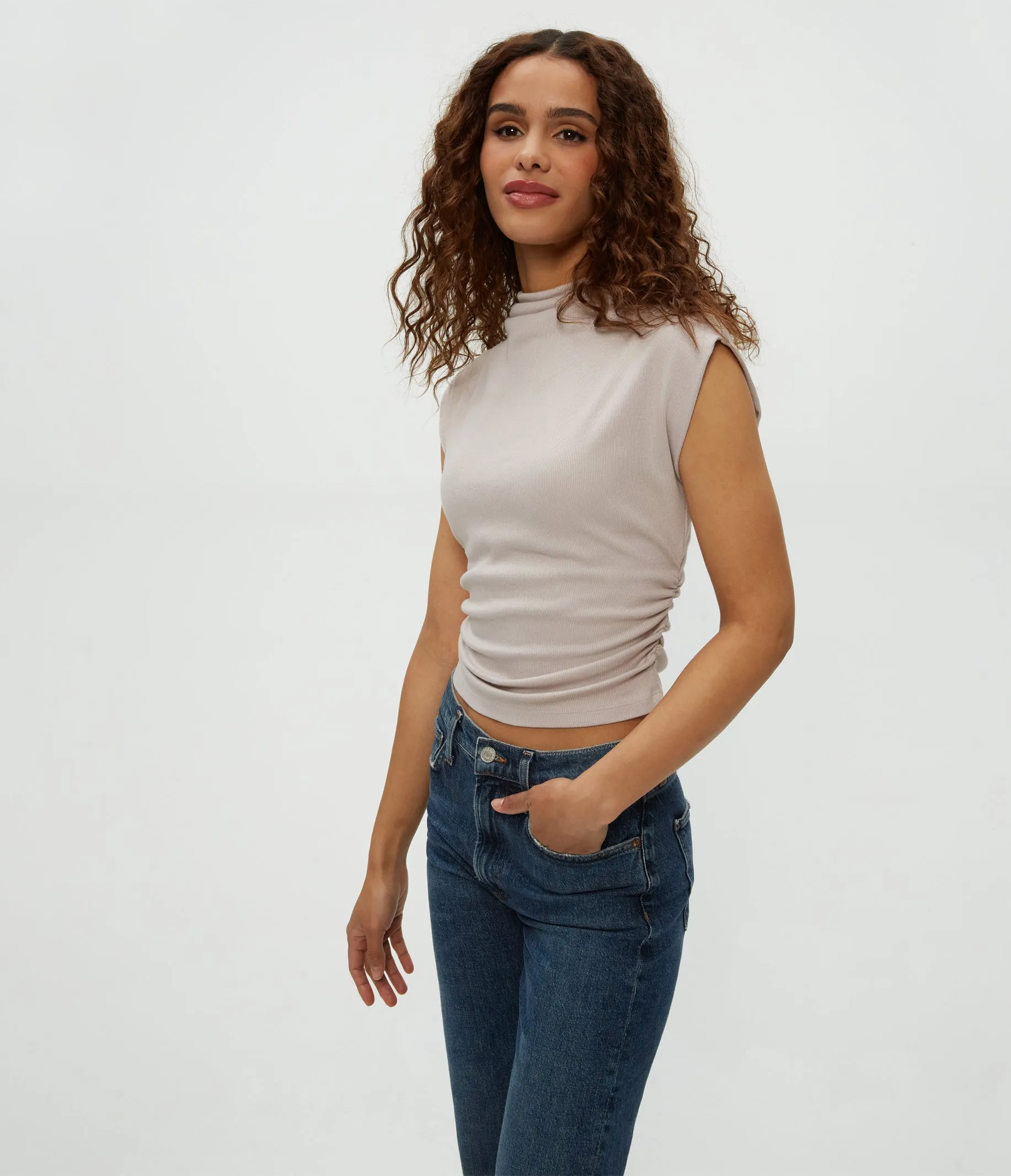 Amara Power Shoulder Tee