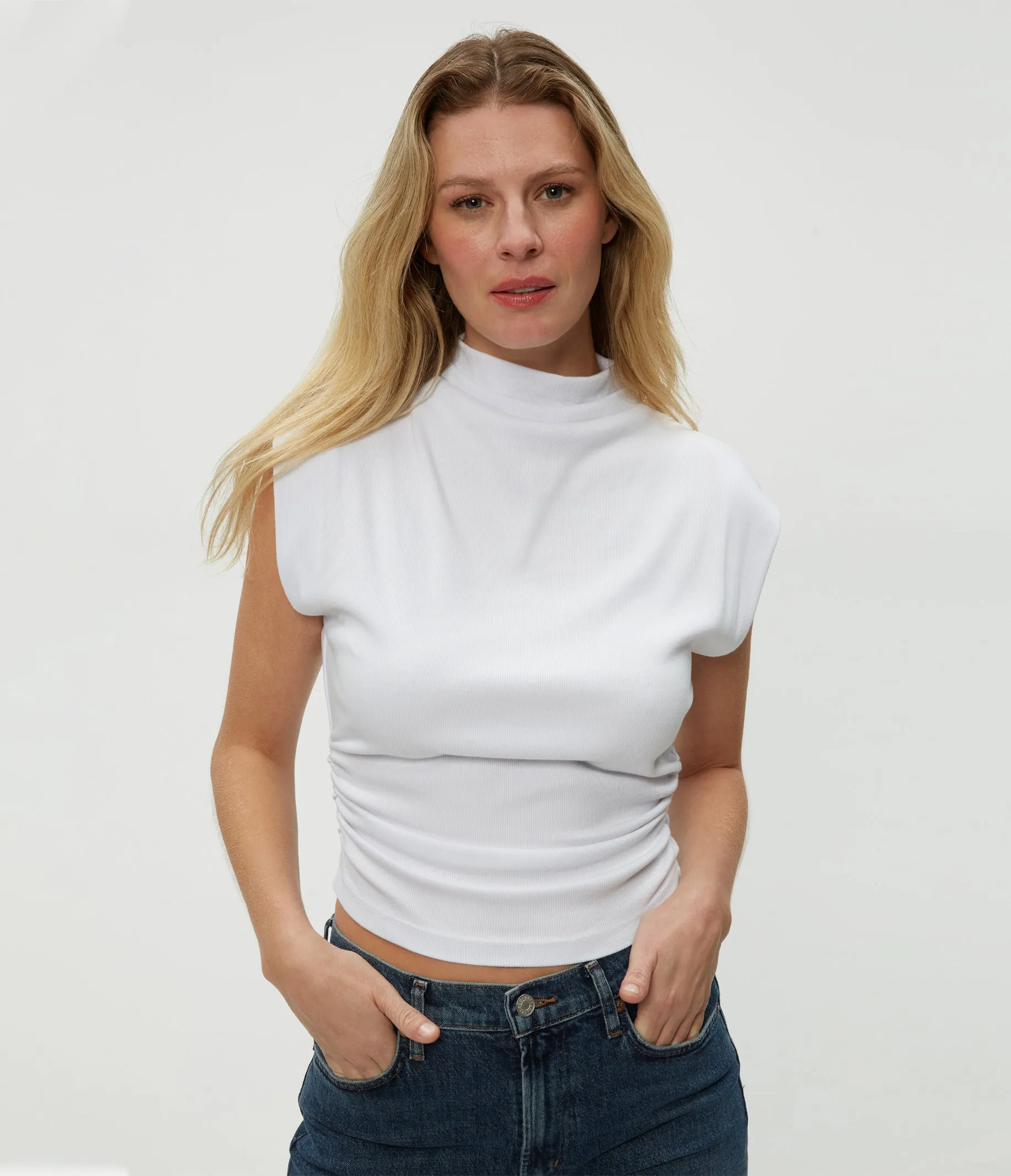 Amara Power Shoulder Tee
