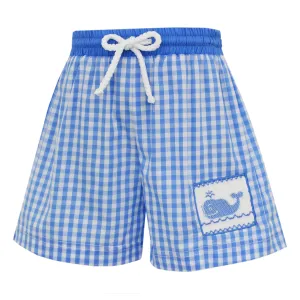 Anavini Whales Swim Shorts - Blue