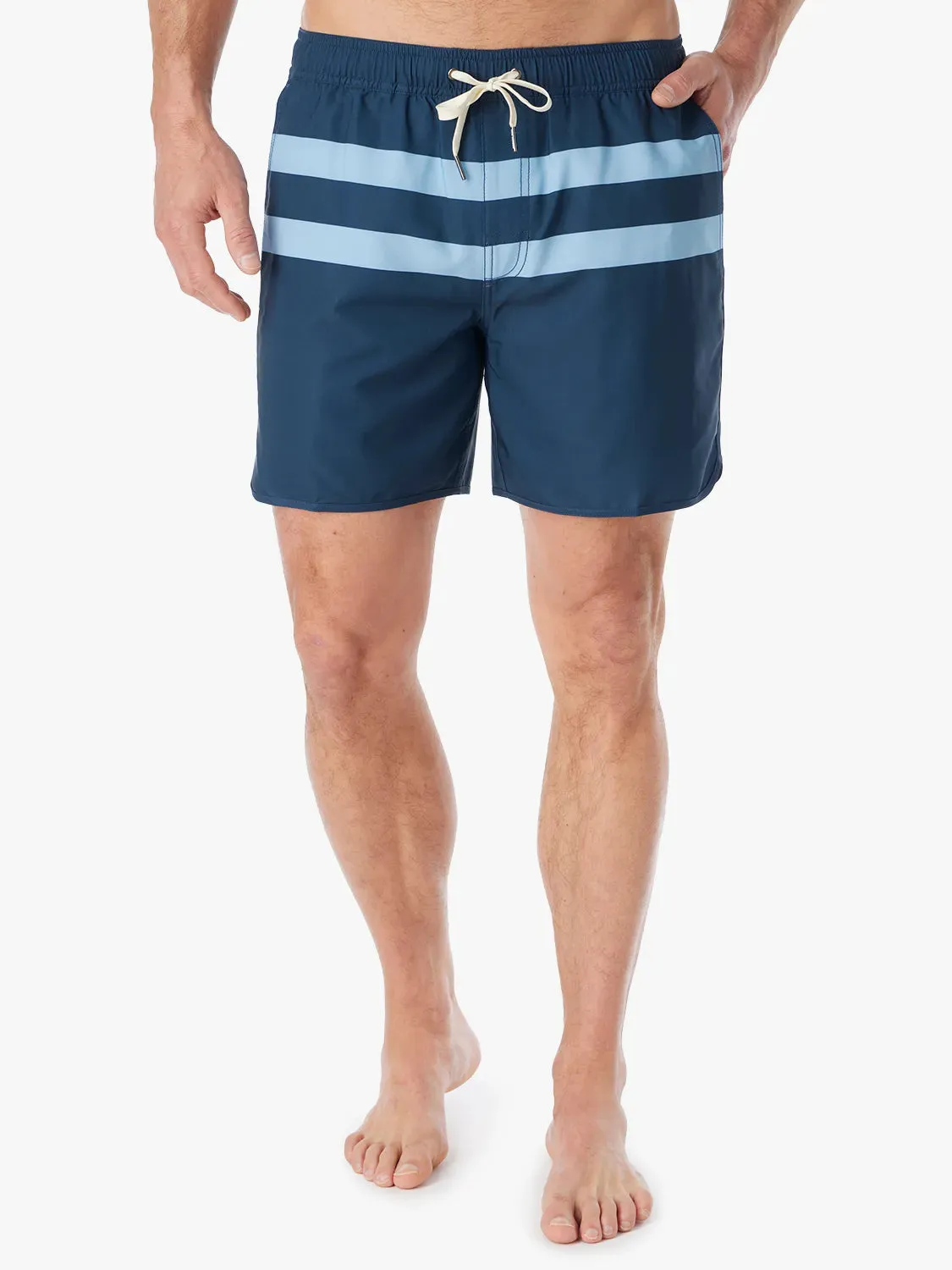 Anchor Short | Light Blue Stripe
