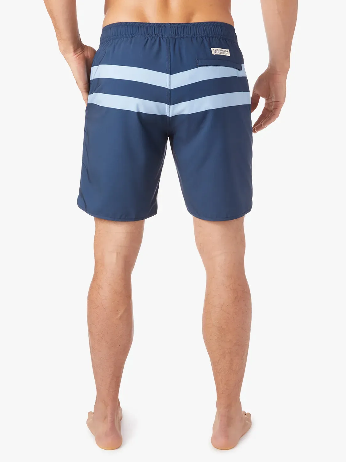 Anchor Short | Light Blue Stripe