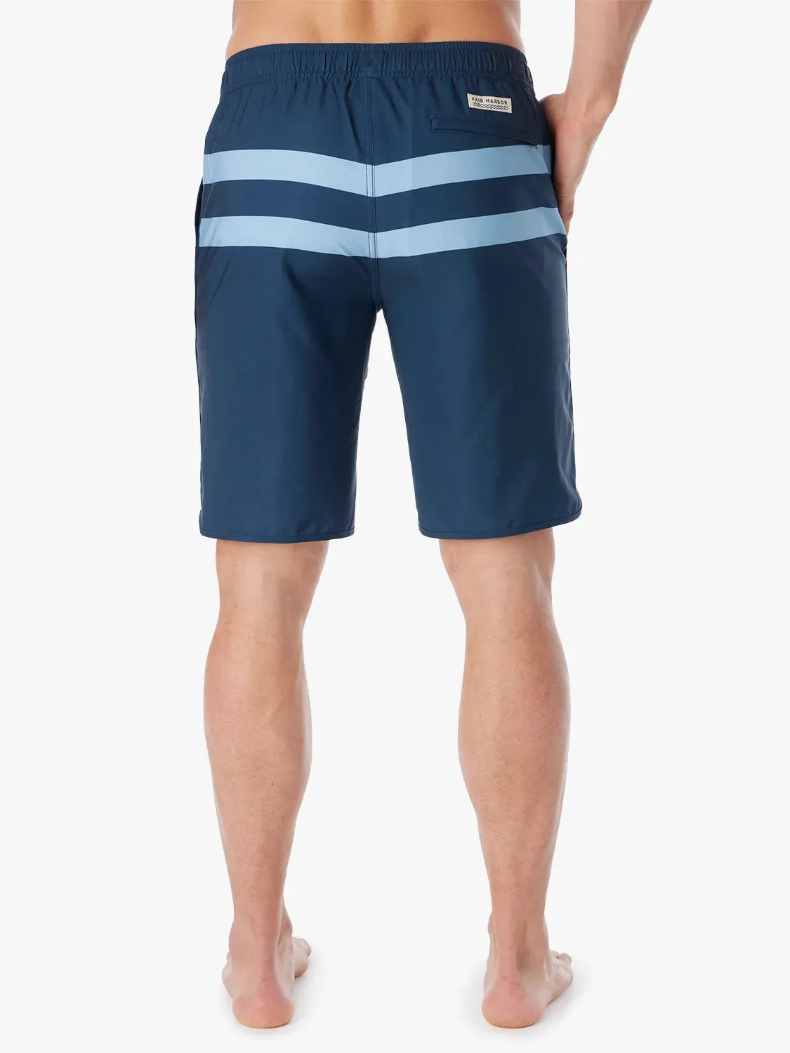 Anchor Short | Light Blue Stripe
