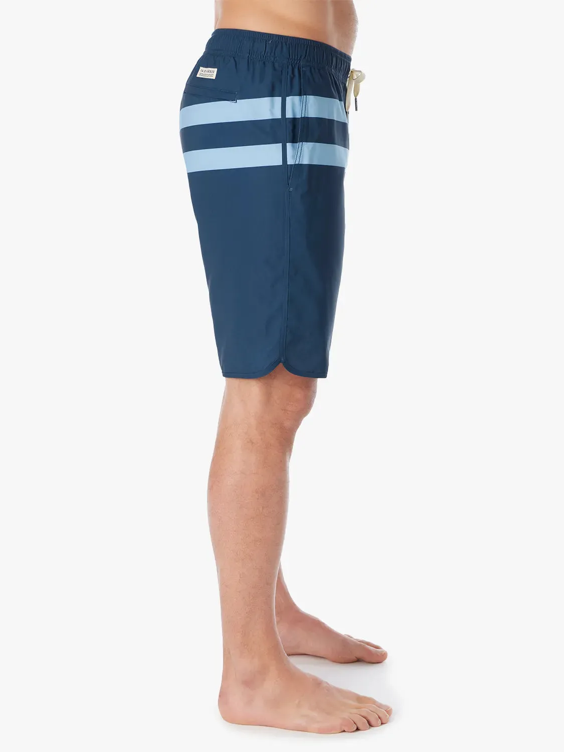 Anchor Short | Light Blue Stripe