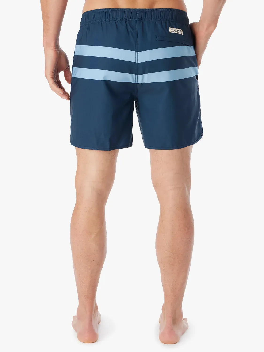 Anchor Short | Light Blue Stripe