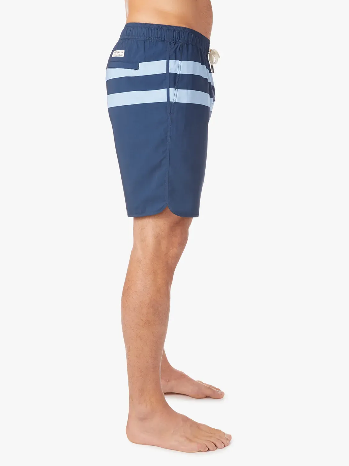 Anchor Short | Light Blue Stripe
