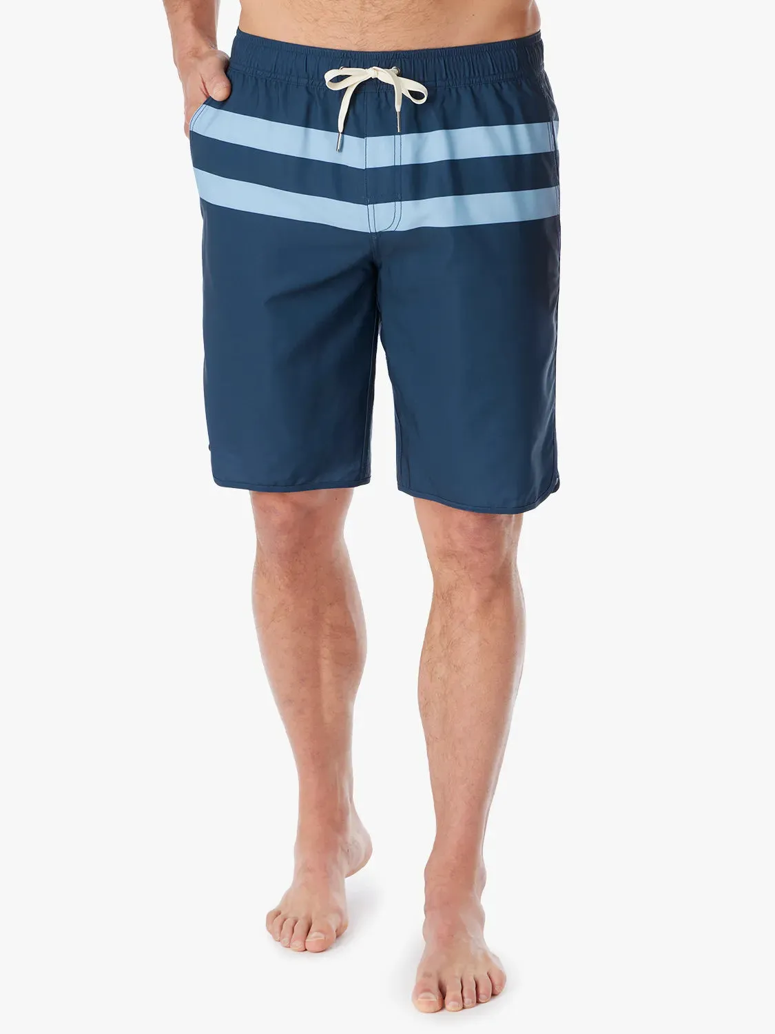 Anchor Short | Light Blue Stripe