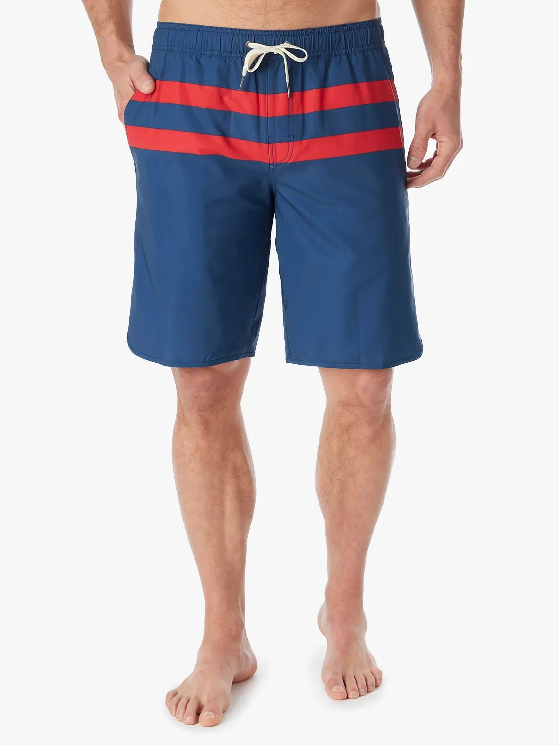 Anchor Short | Red Stripe