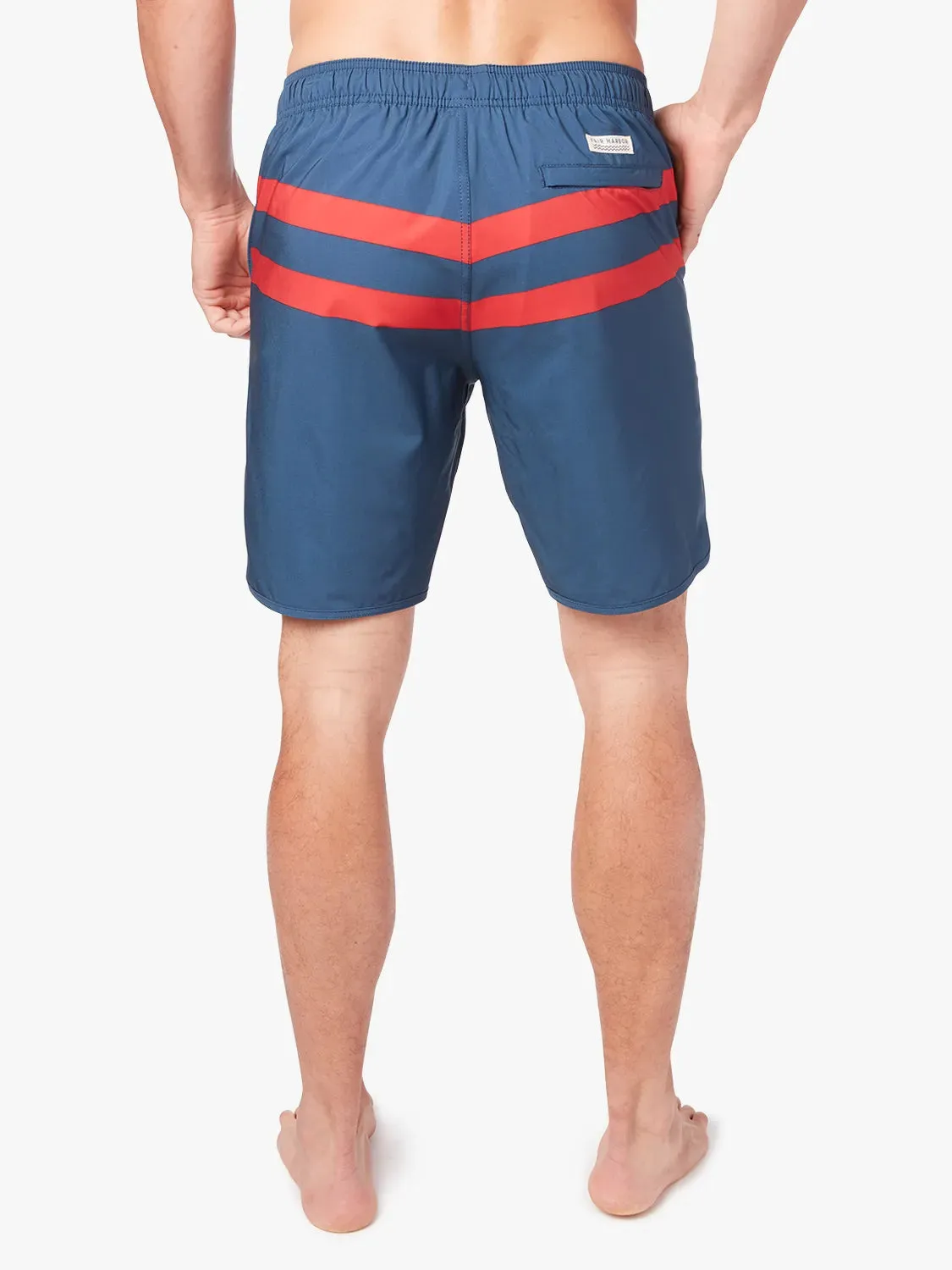 Anchor Short | Red Stripe