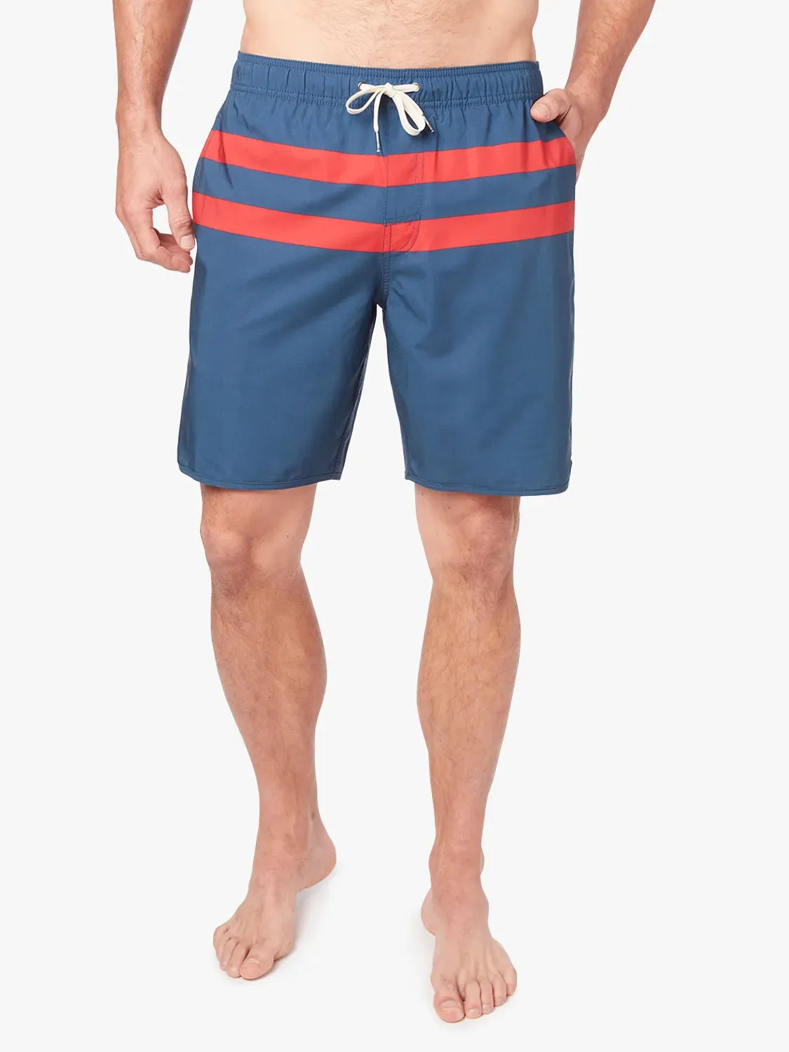 Anchor Short | Red Stripe