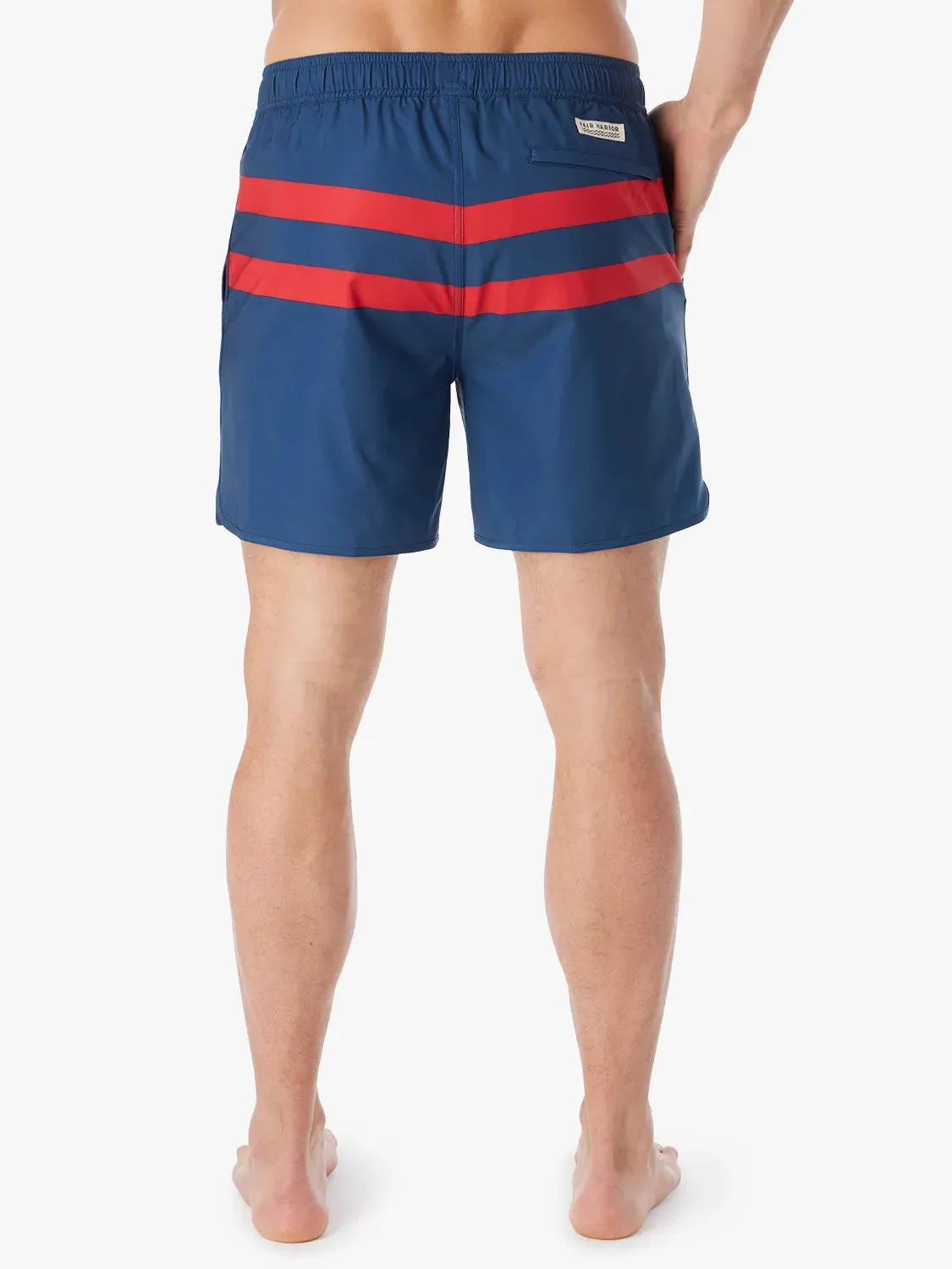 Anchor Short | Red Stripe