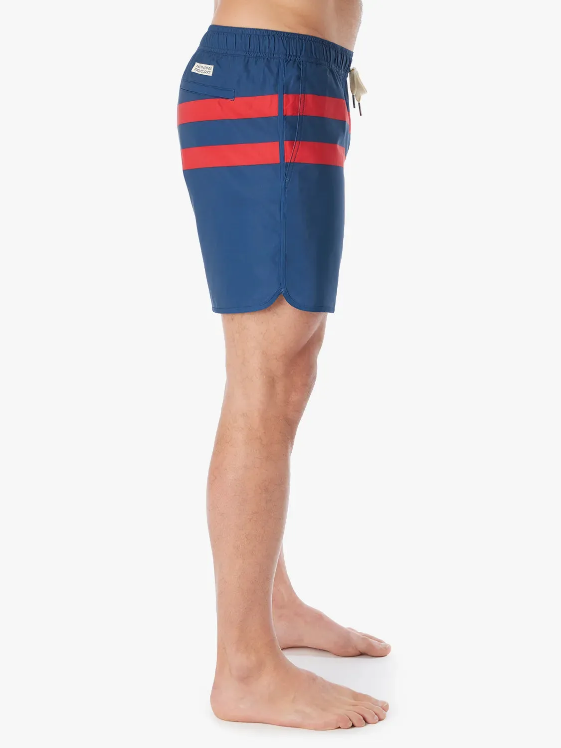 Anchor Short | Red Stripe