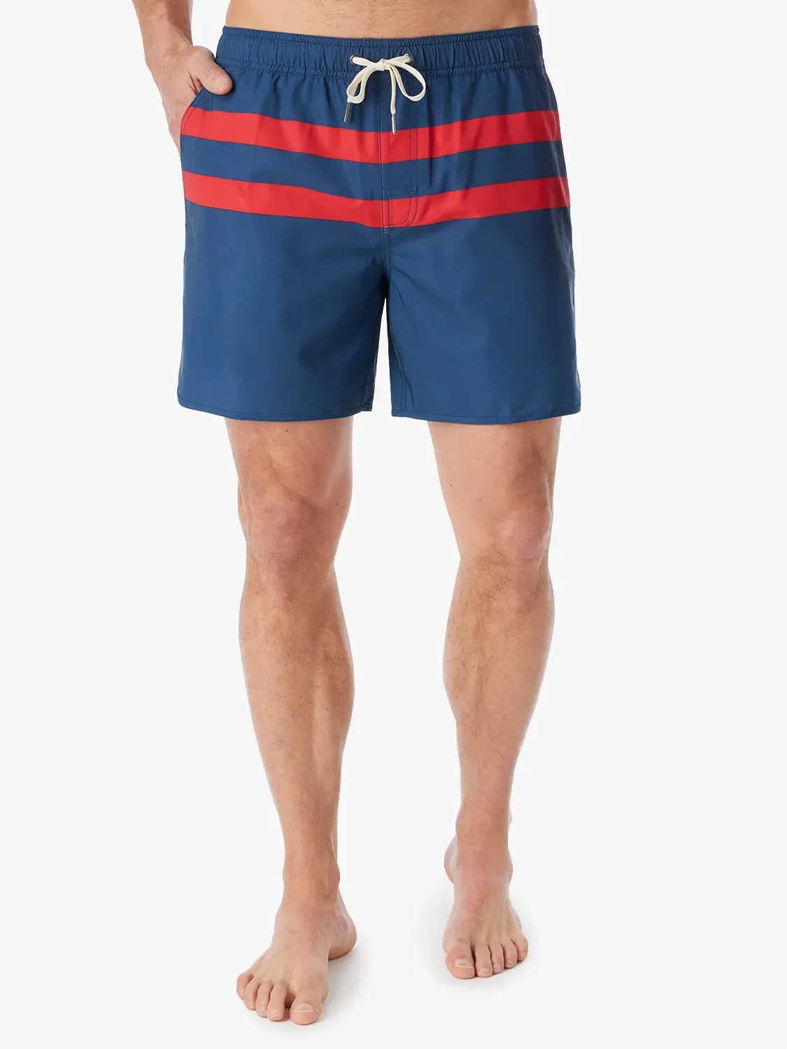 Anchor Short | Red Stripe