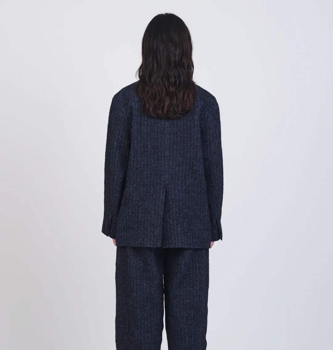 Andie Blazer, Navy Herringbone