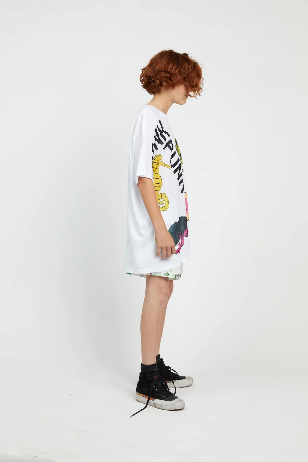 Animal Print Trunks White