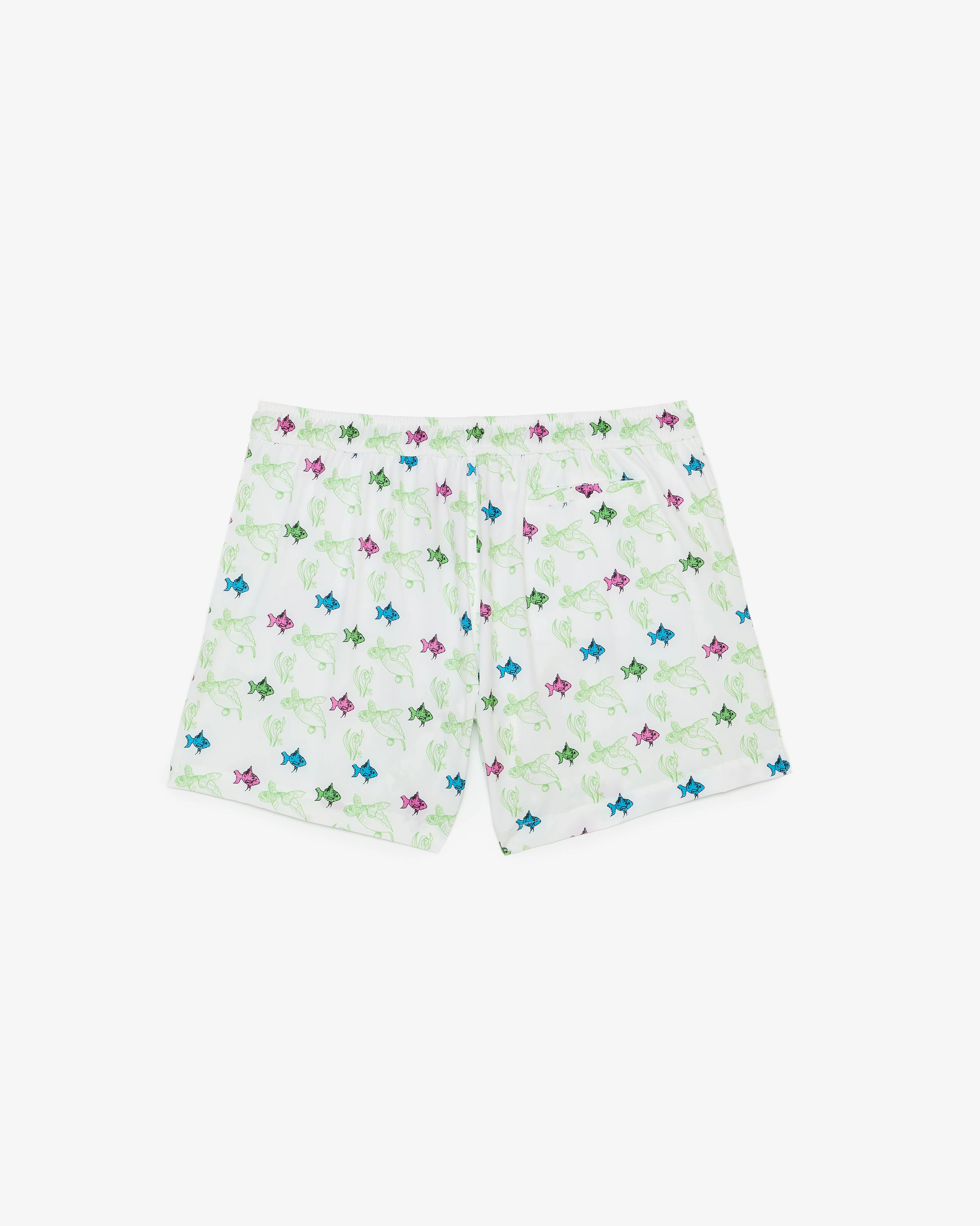 Animal Print Trunks White