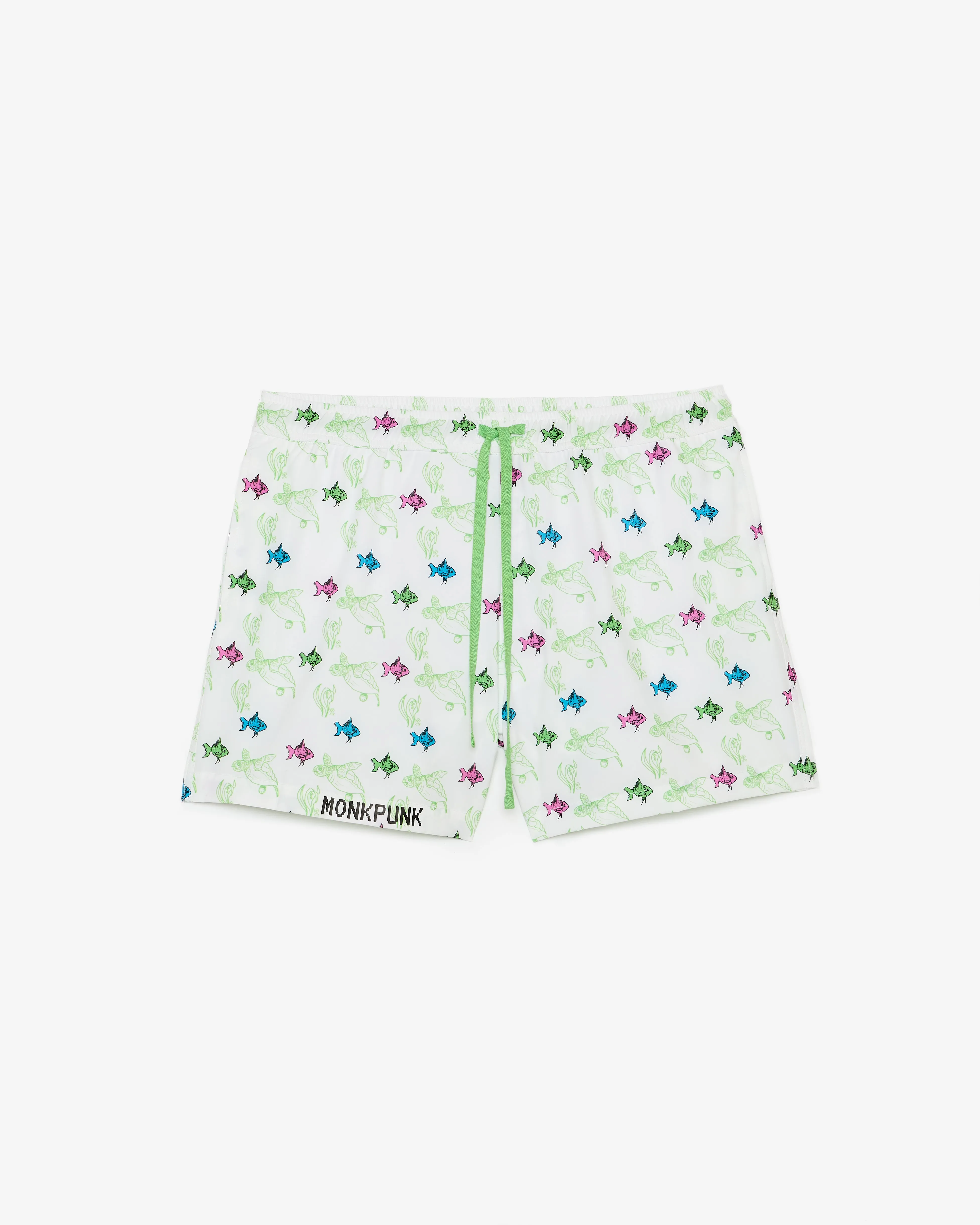 Animal Print Trunks White