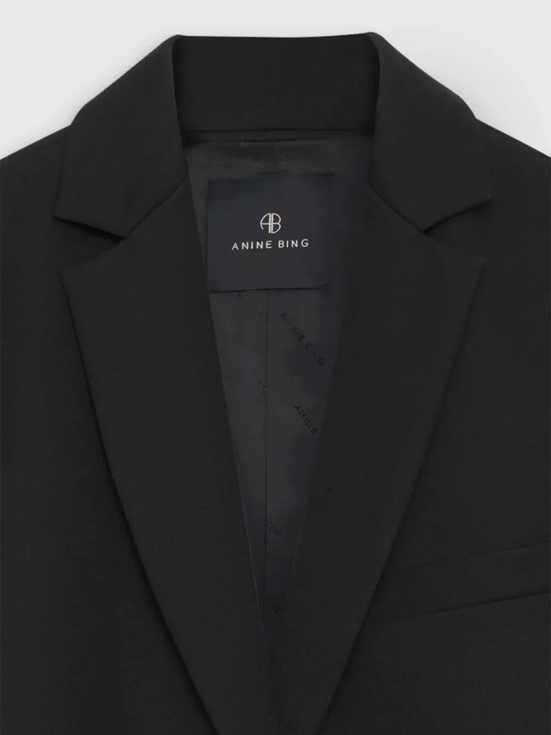 Anine Bing Quinn Blazer Black