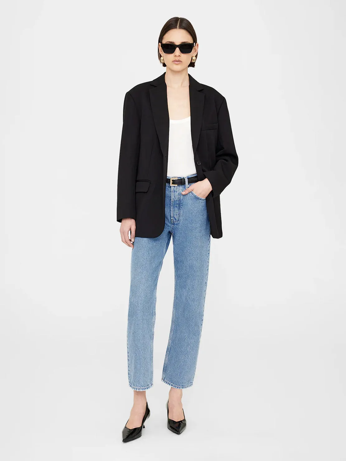 Anine Bing Quinn Blazer Black